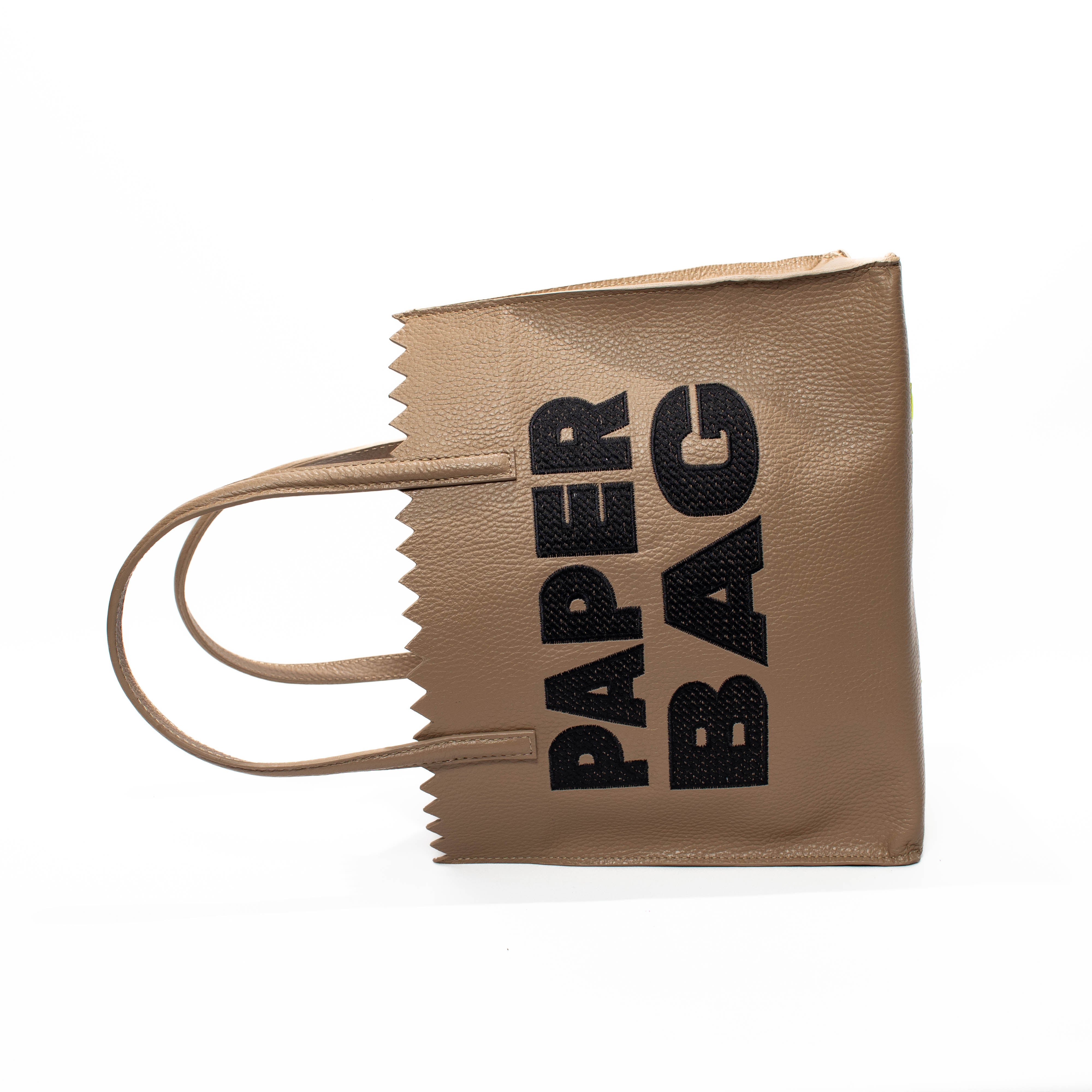 Paper Bag Short cocoa x black