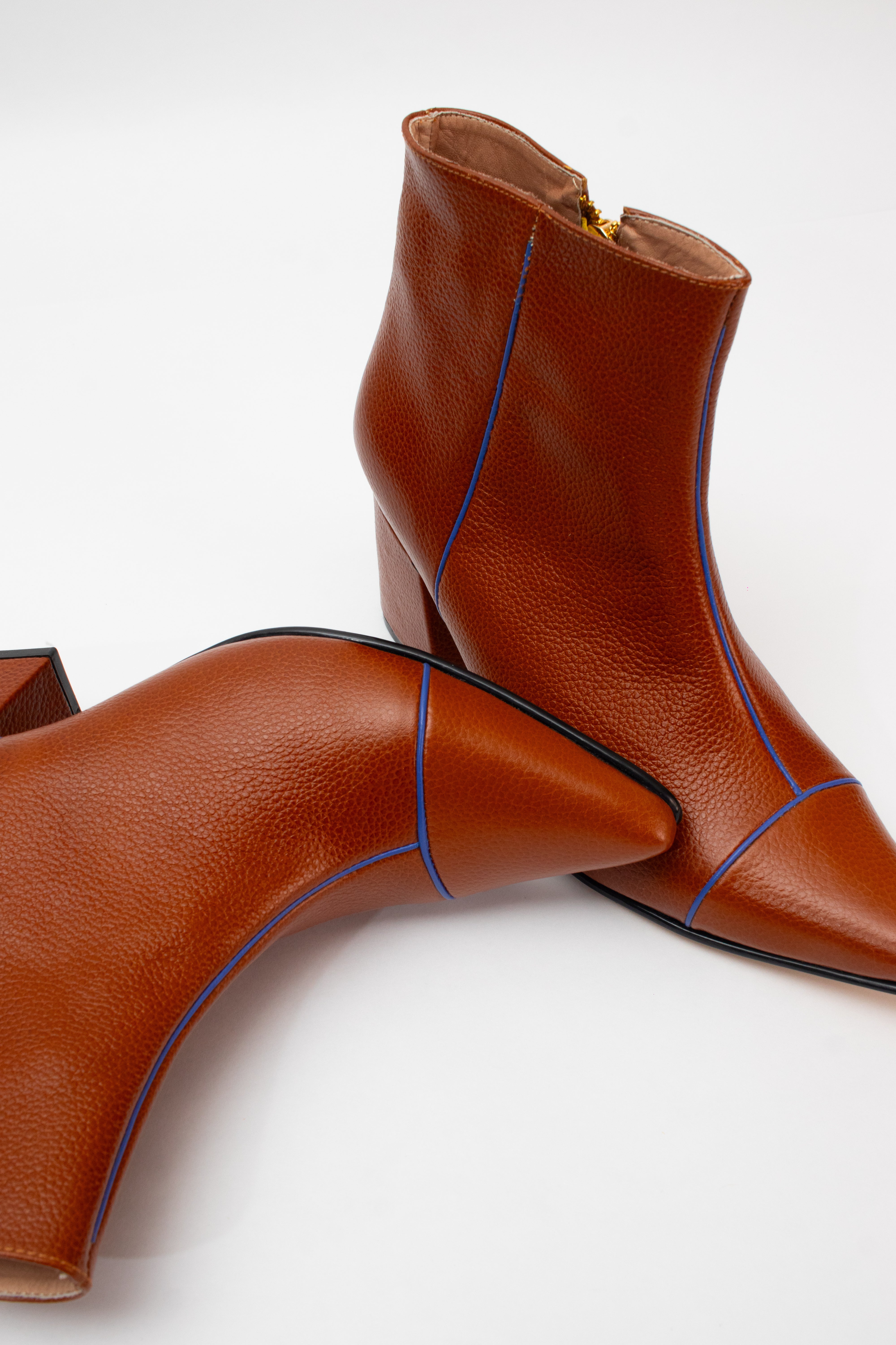 ANKLE boots - Caramelo x violeta