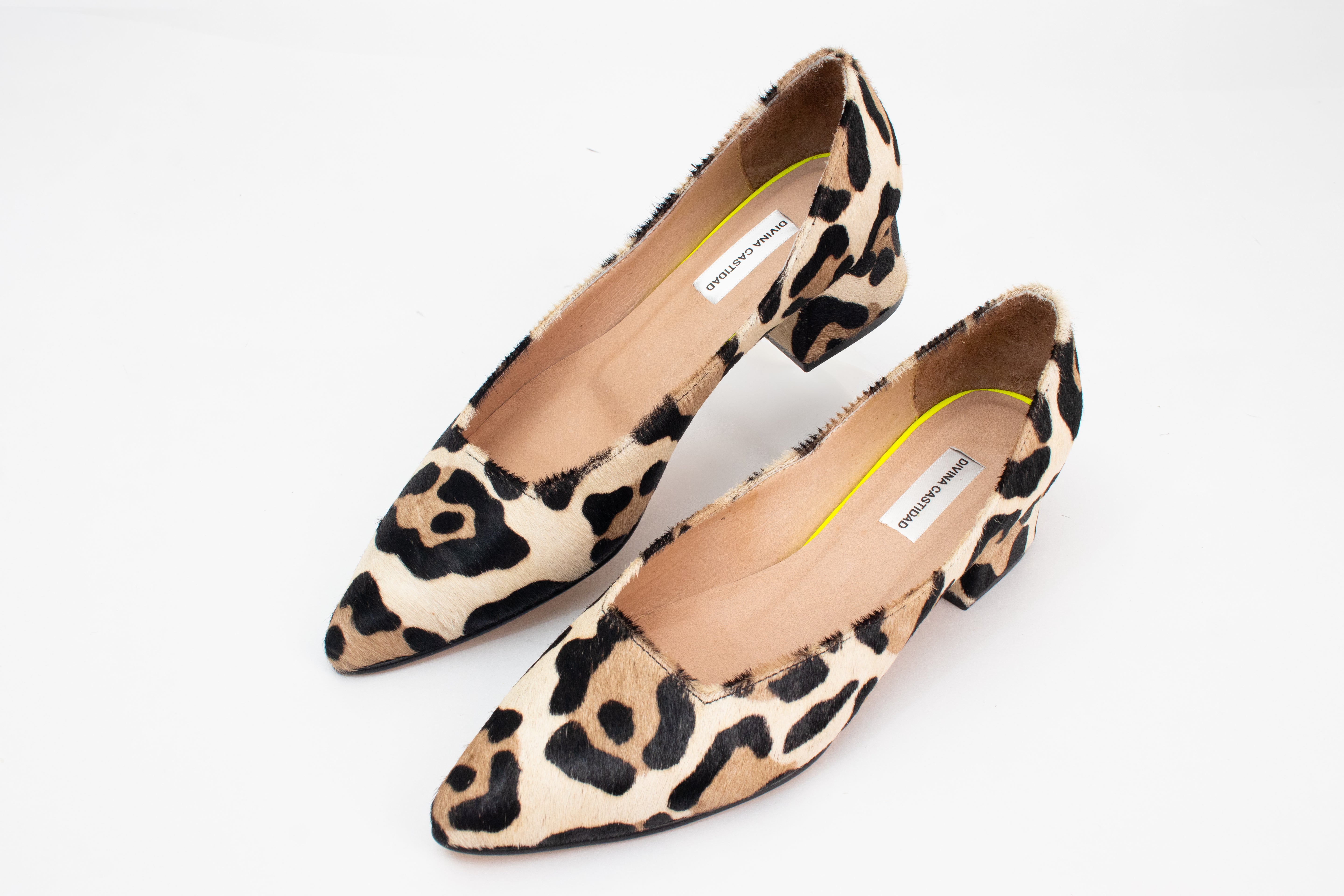 Midi Heels Jaguar Pelo