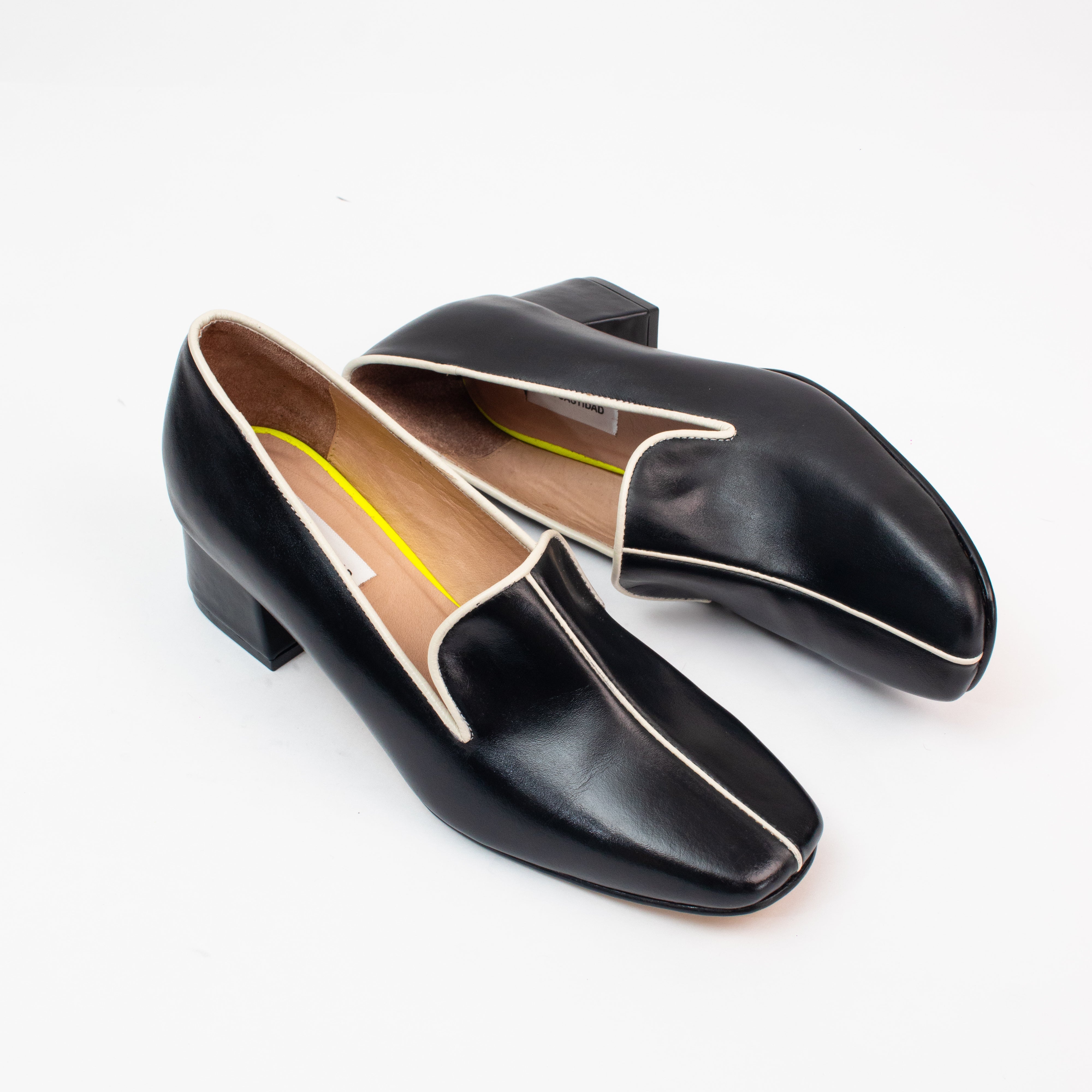 LOAFERS - negro x blanco