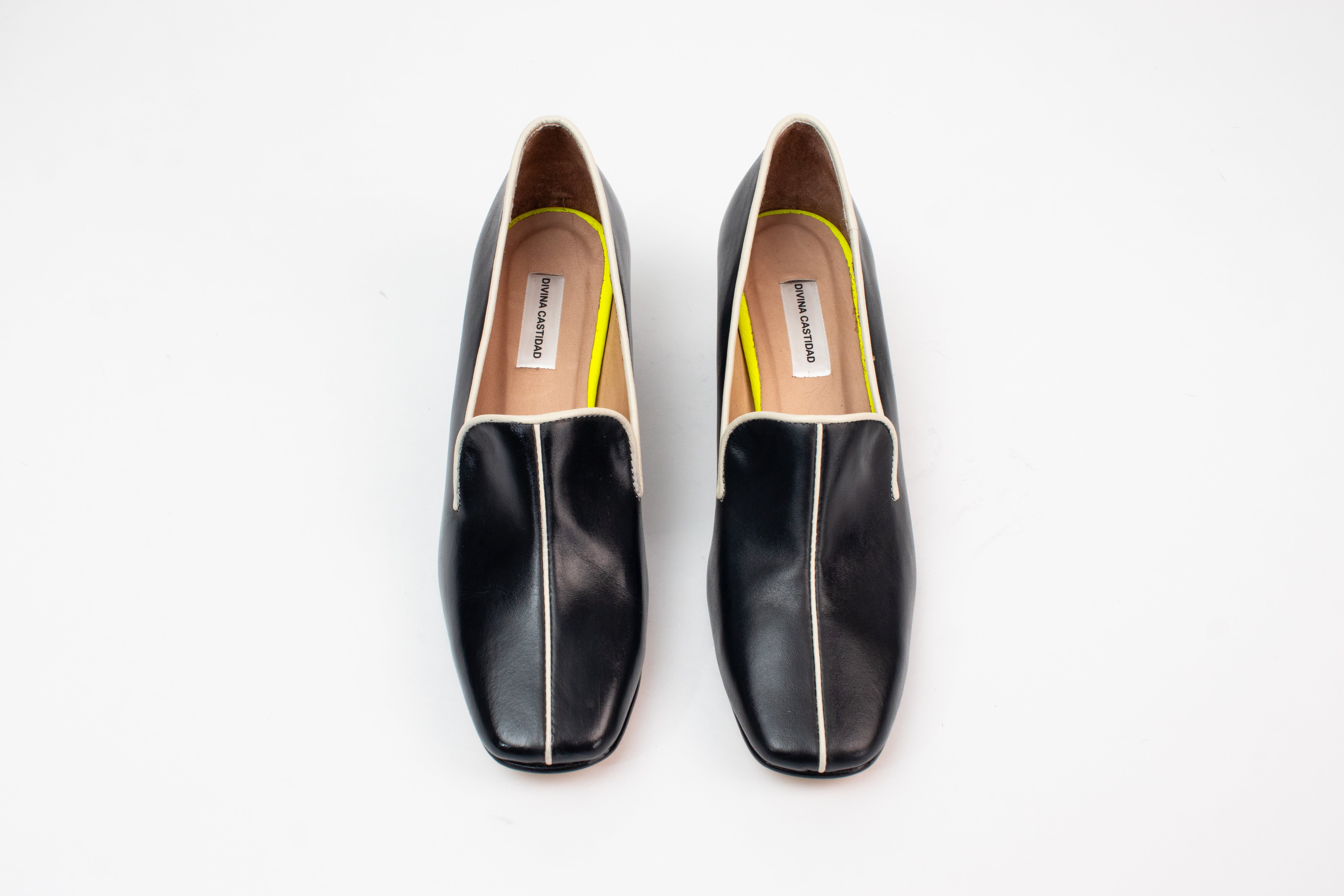 LOAFERS - negro x blanco