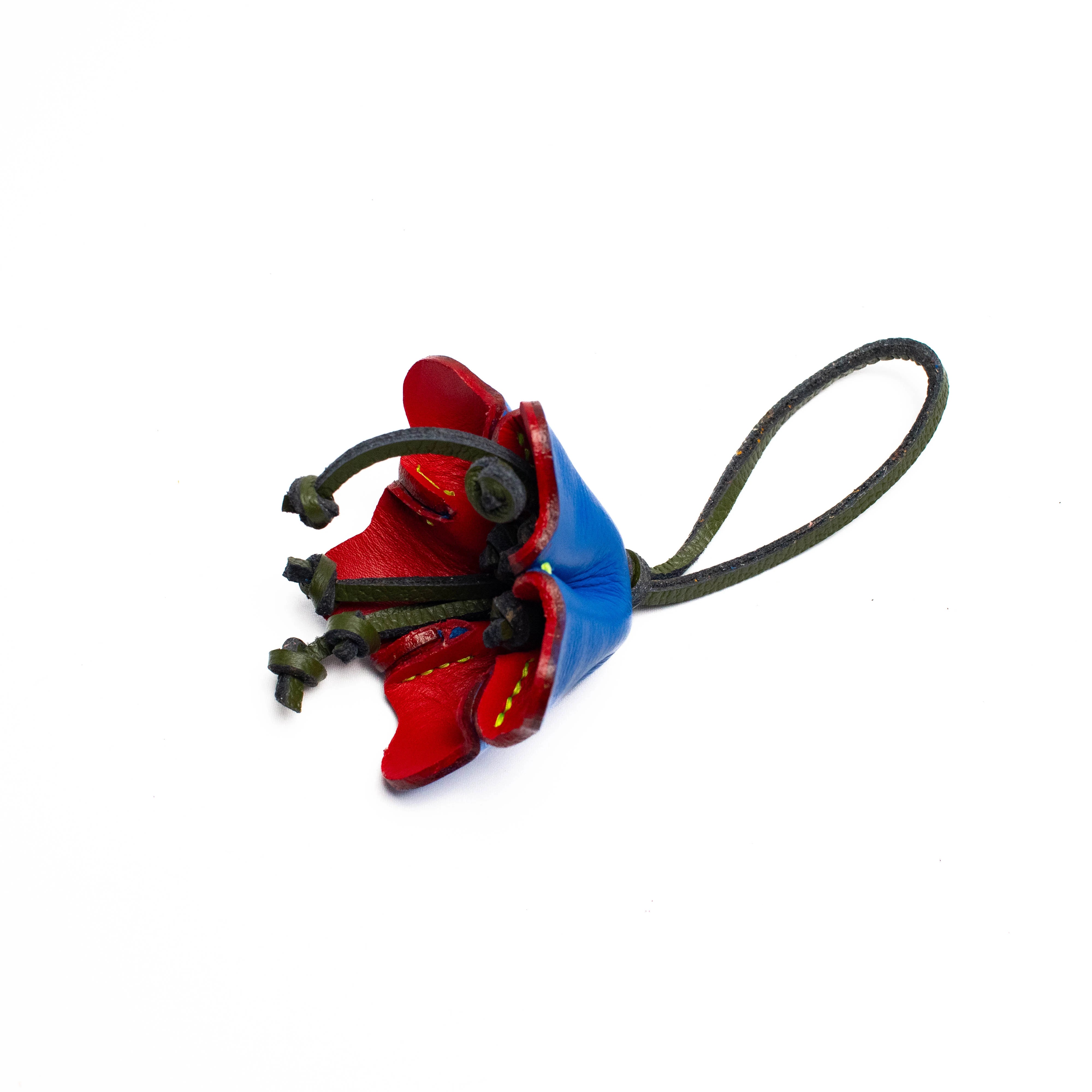 Orchidea Charm Azul + Rojo