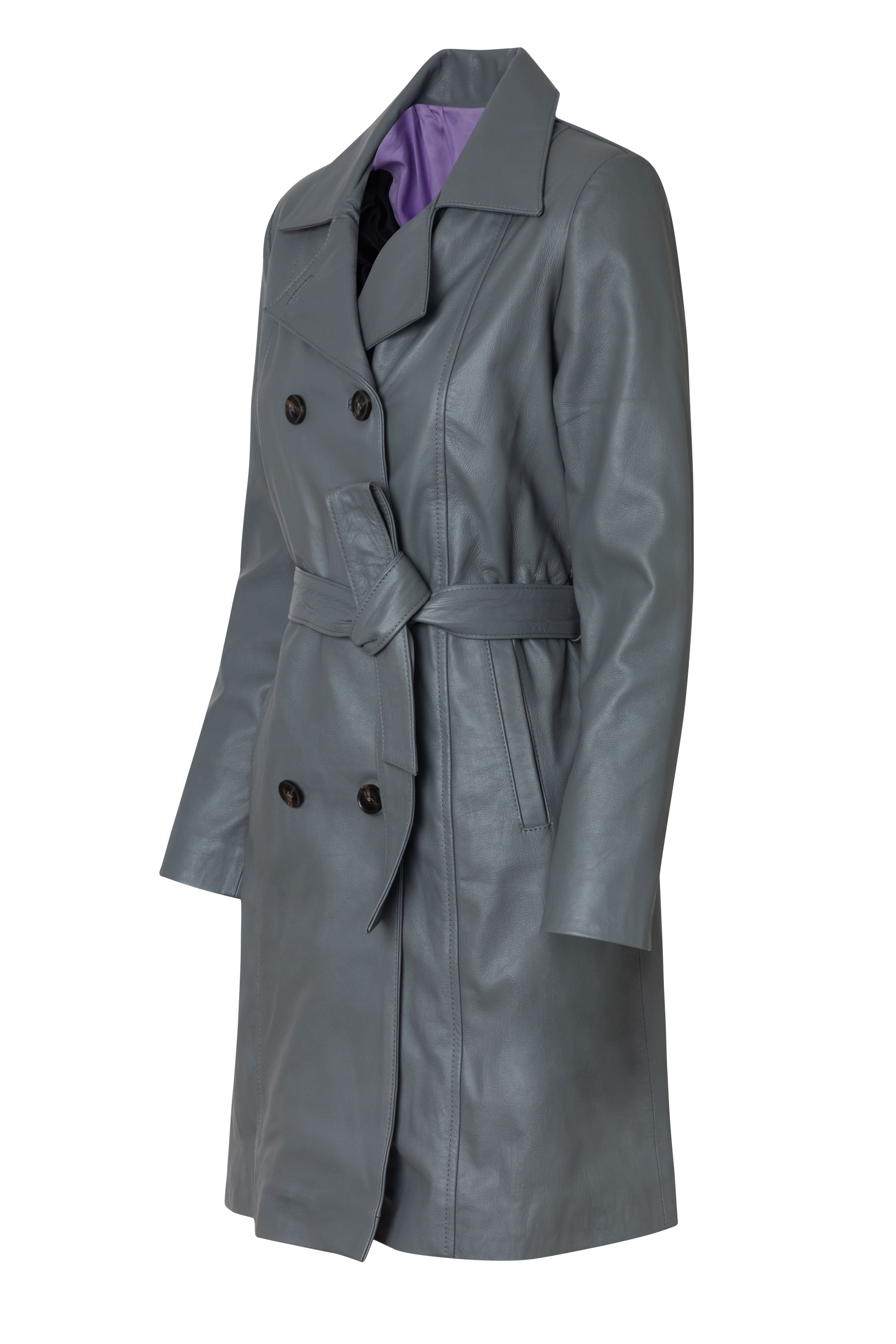 TRENCH coat - GREY - the PERFECT dose OF madness - DIVINA CASTIDAD