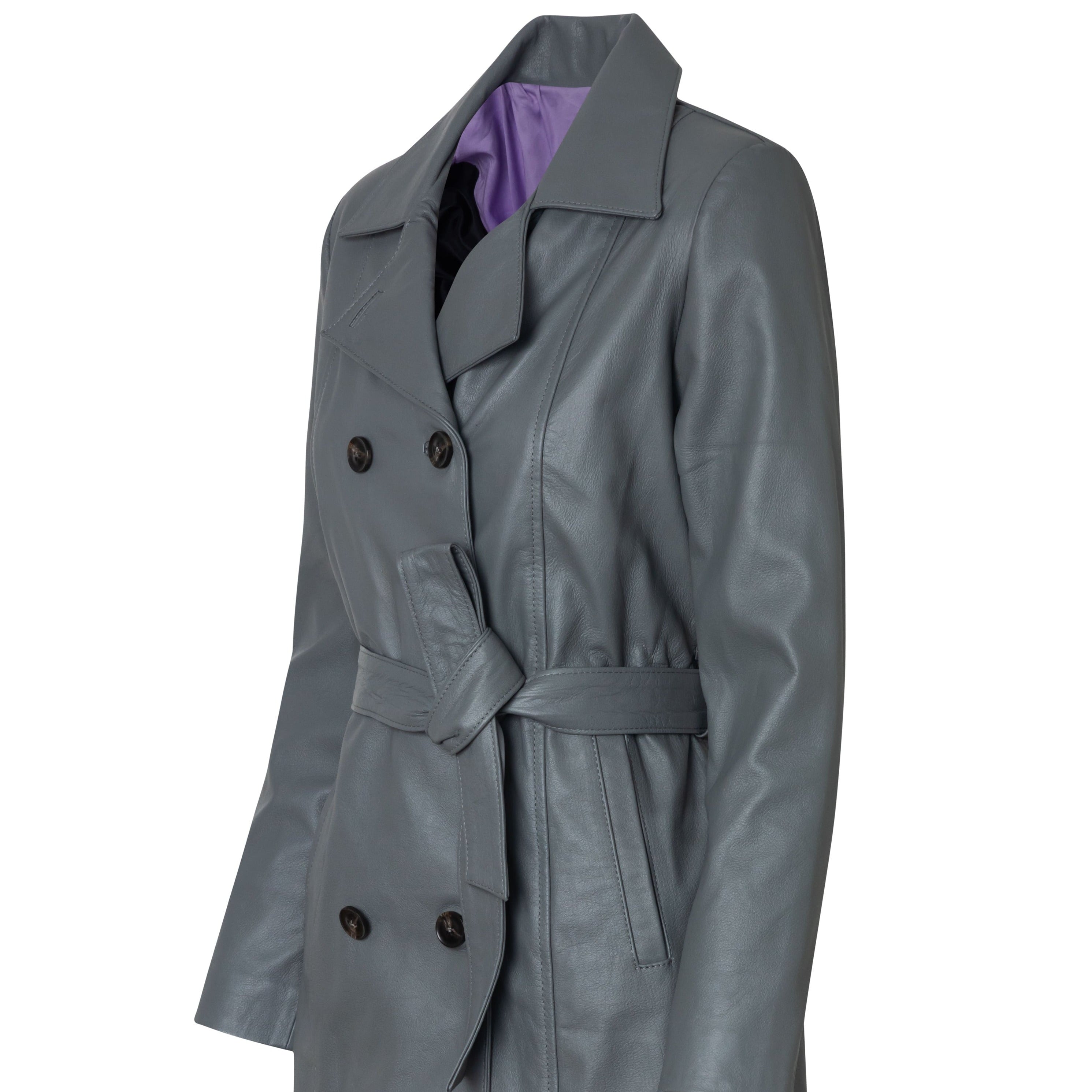 TRENCH coat - GREY - the PERFECT dose OF madness - DIVINA CASTIDAD