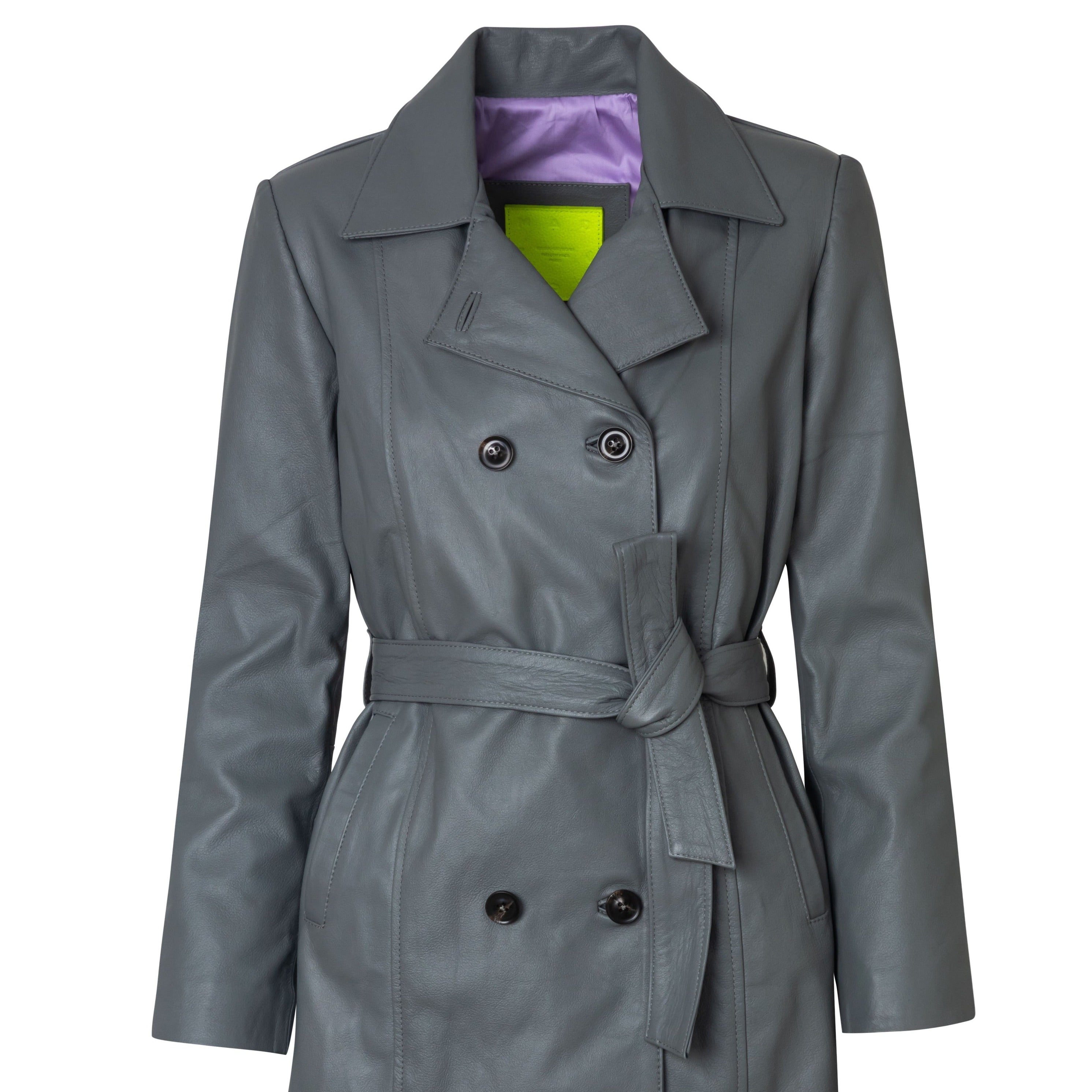 TRENCH coat - GREY - the PERFECT dose OF madness - DIVINA CASTIDAD