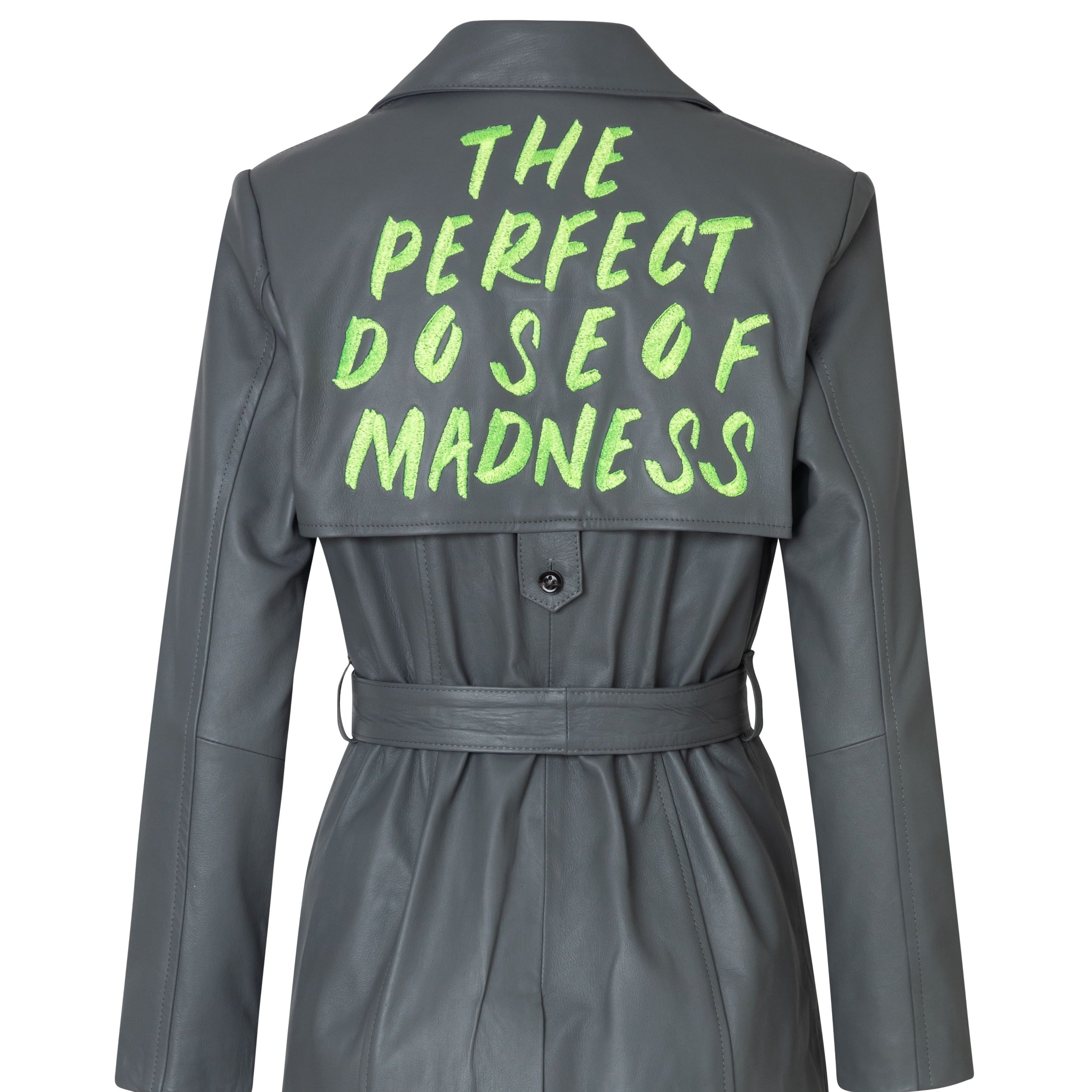 TRENCH coat - GREY - the PERFECT dose OF madness - DIVINA CASTIDAD