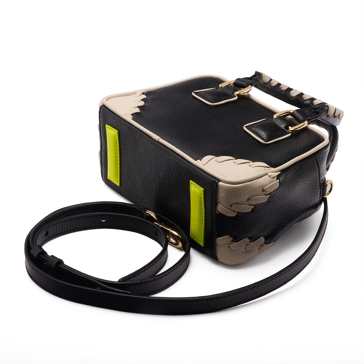 Dr Bag Micro - Black X Beige
