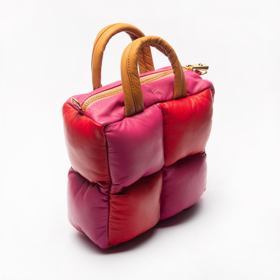 CANDELARIA bag - ROJO + fucsia DIVINA CASTIDAD