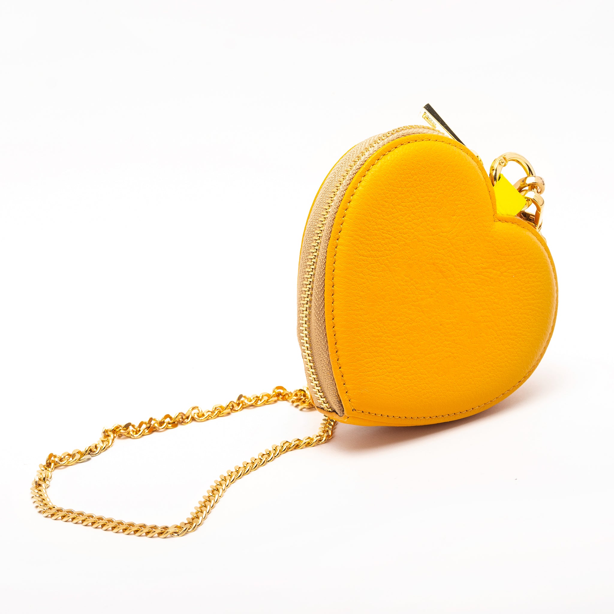 micro HEART - crossbody BAG - mango MADURO - DIVINA CASTIDAD