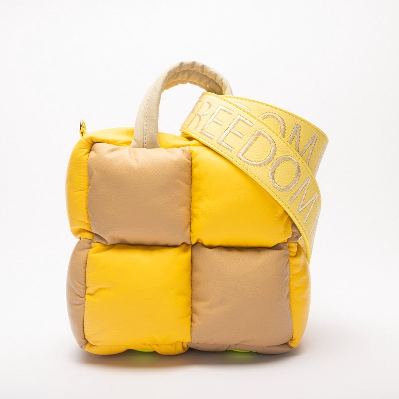 CANDELARIA bag - yellow x camel