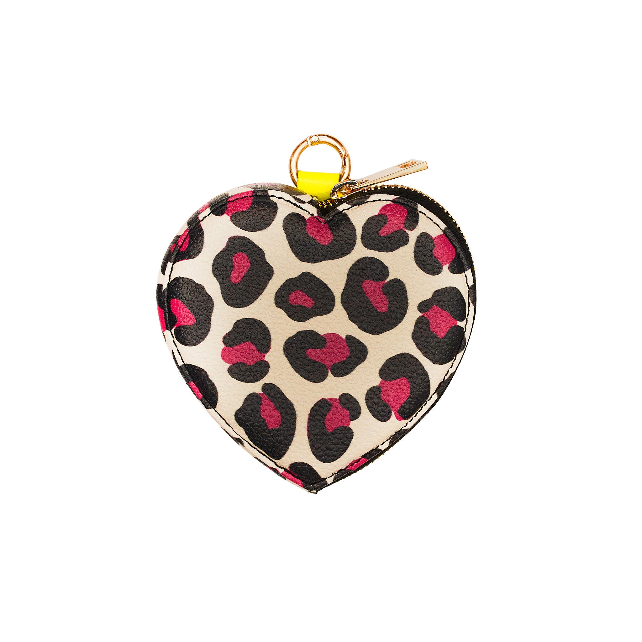 micro HEART fucsia ANIMAL print