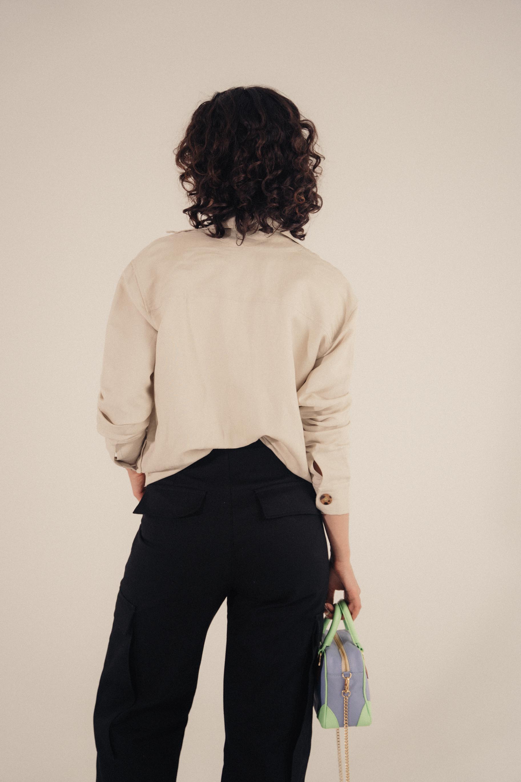 CARGO pant - NEGRO DIVINA CASTIDAD