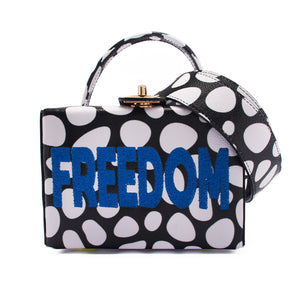 BOX bag  FREEDOM b&w EGGS