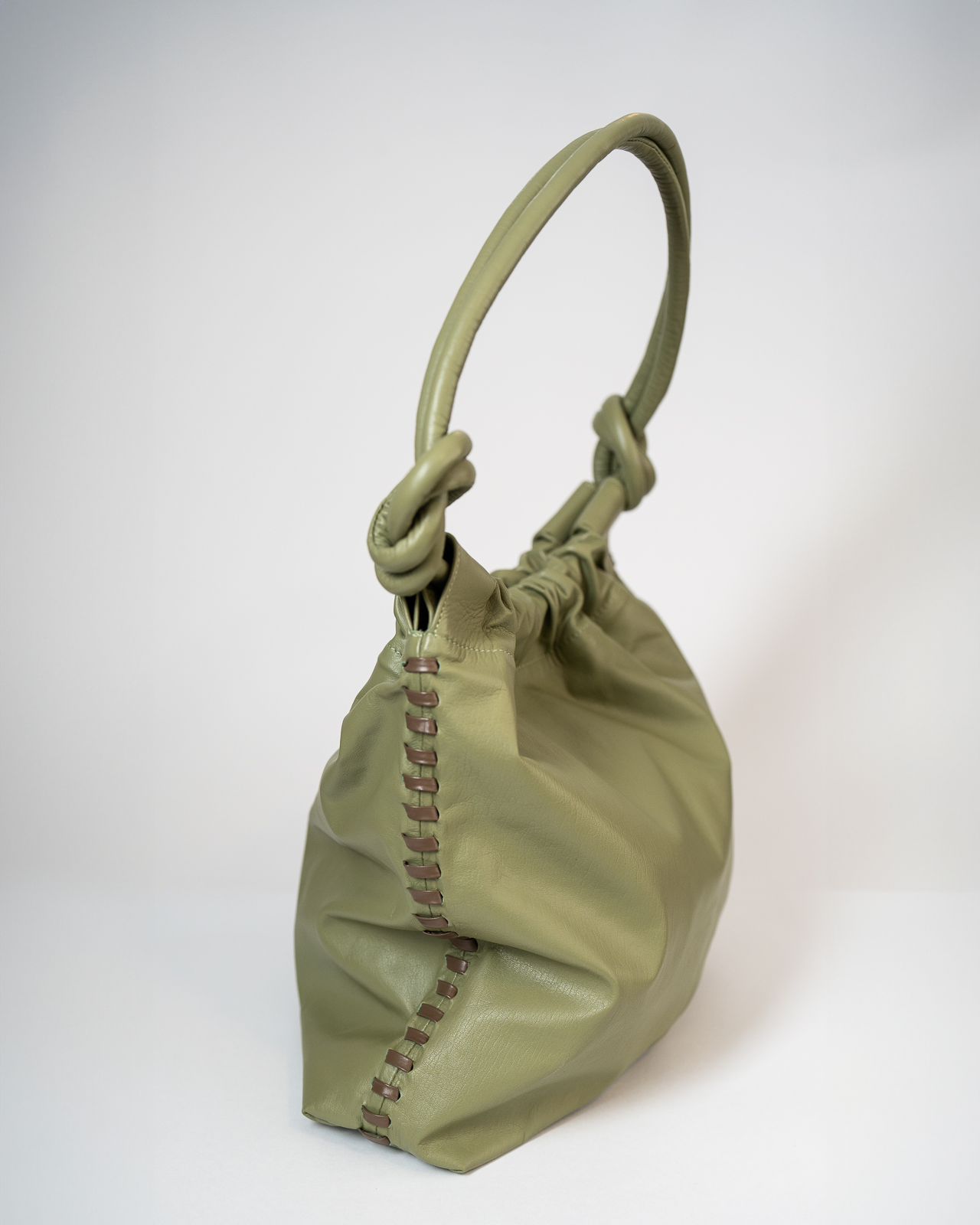 CHUNKIE hobo BAG green MATCHA