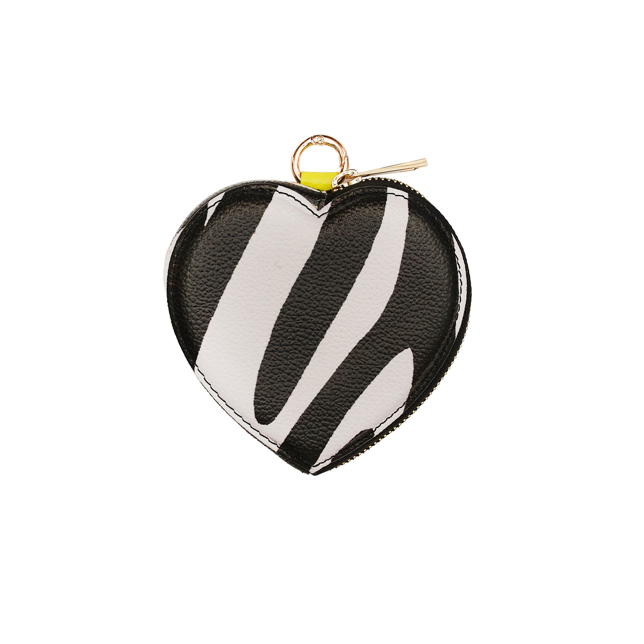 micro HEART black & WHITE zebra