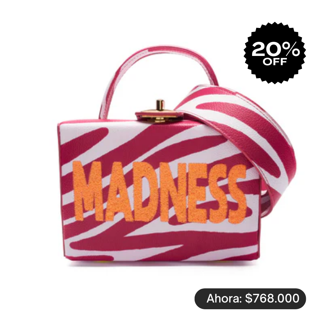 BOX bag  MADNESS pink ZEBRA bold