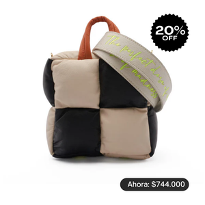 CANDELARIA bag NEGRO x beige