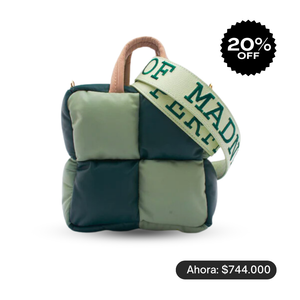 CANDELARIA bag MENTA + forest GREEN.