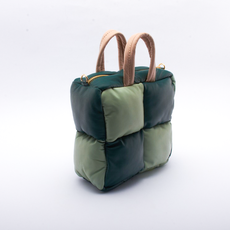 CANDELARIA bag MENTA + forest GREEN.