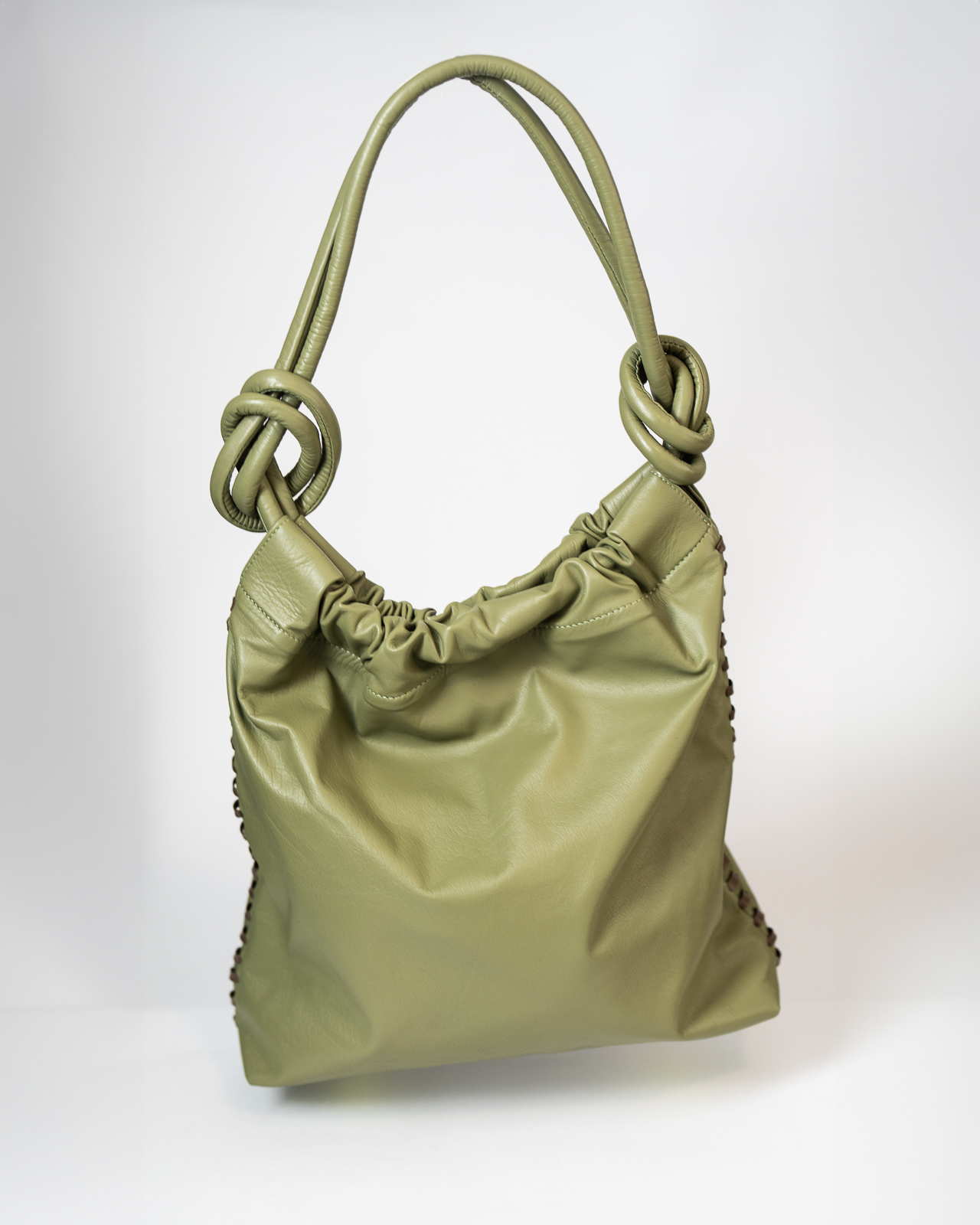 CHUNKIE hobo BAG green MATCHA