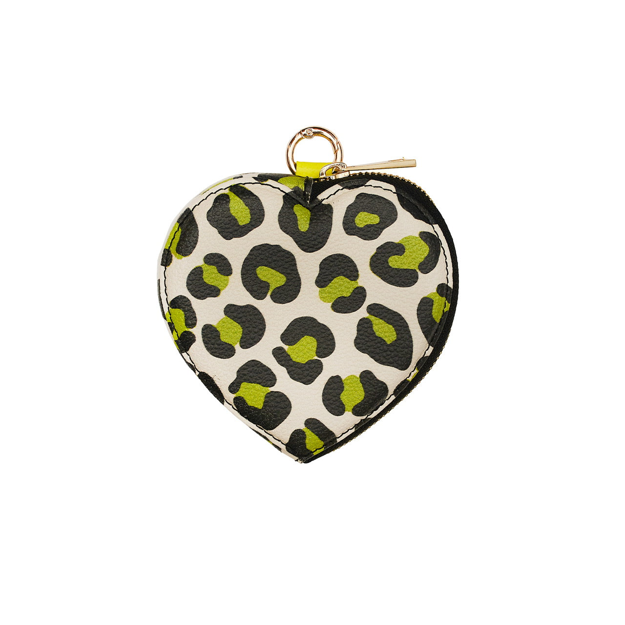 micro HEART green ANIMAL print