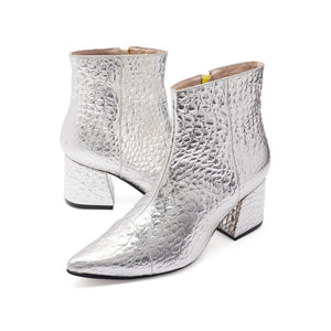 ANKLE boots GALAXY silver