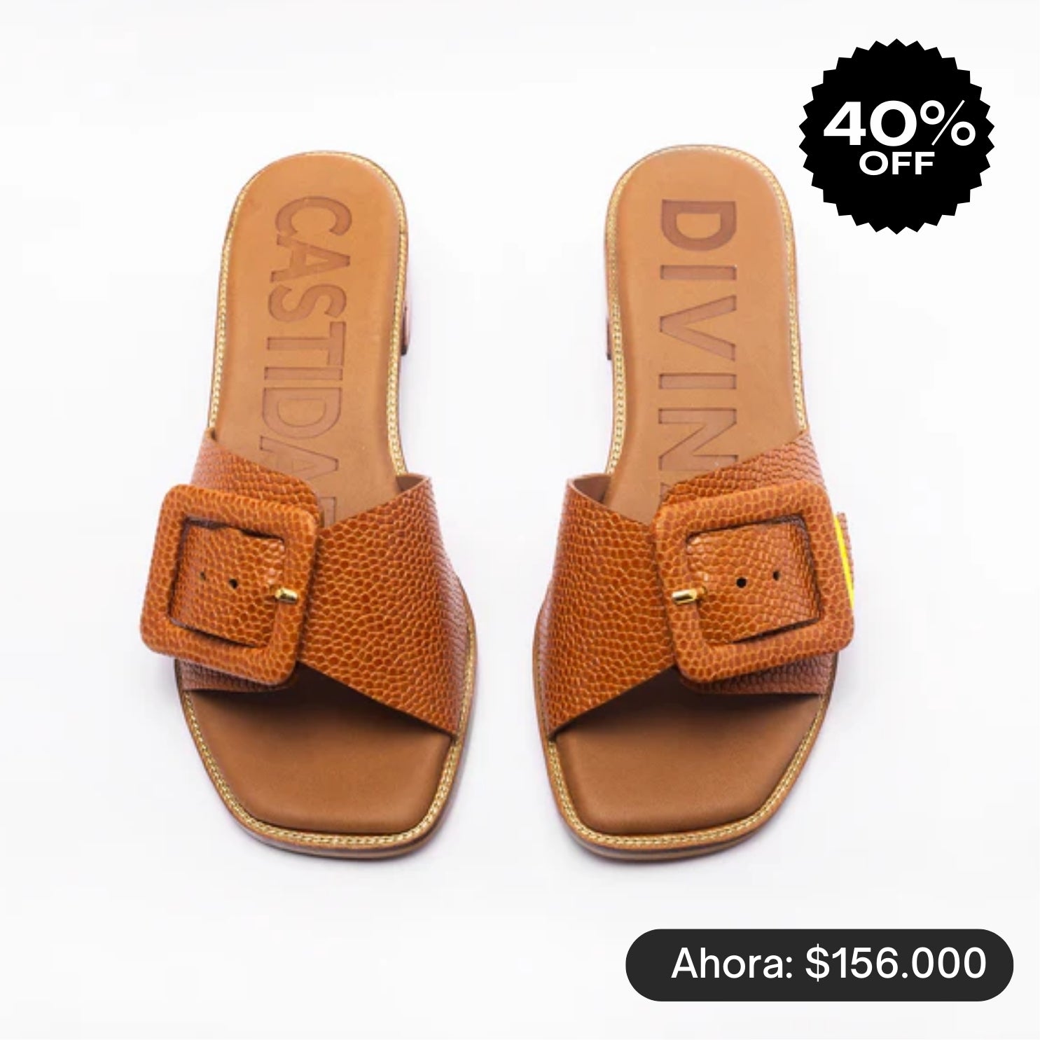 PALA hebilla SANDAL - miel   -