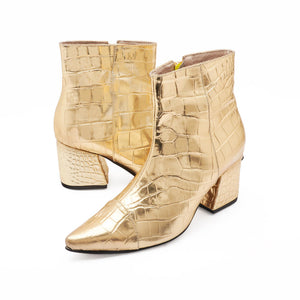 ANKLE boots GALAXY gold