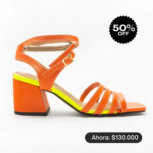 GLAM sandals - MANDARINA -