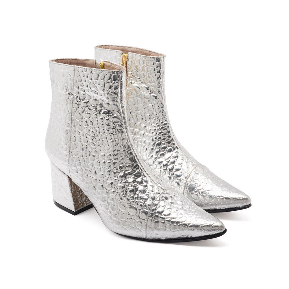 ANKLE boots GALAXY silver