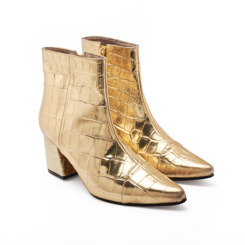 ANKLE boots GALAXY gold