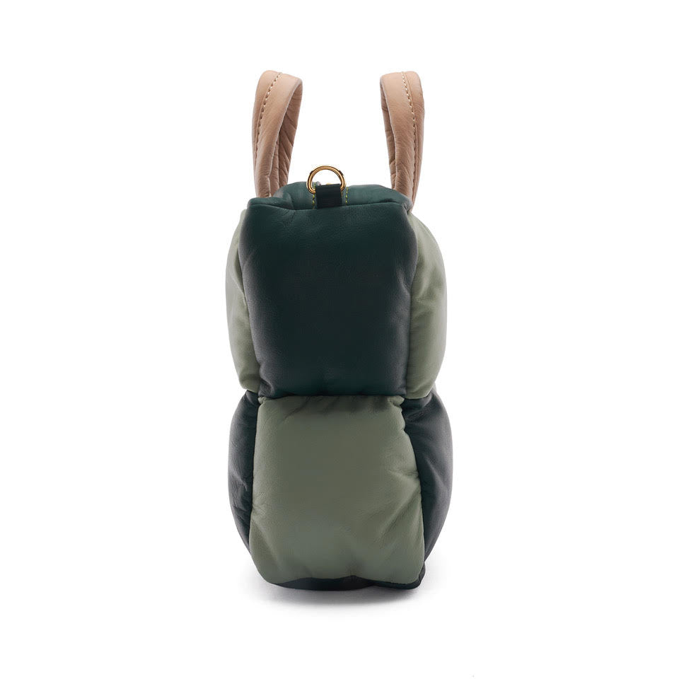 CANDELARIA bag MENTA + forest GREEN.