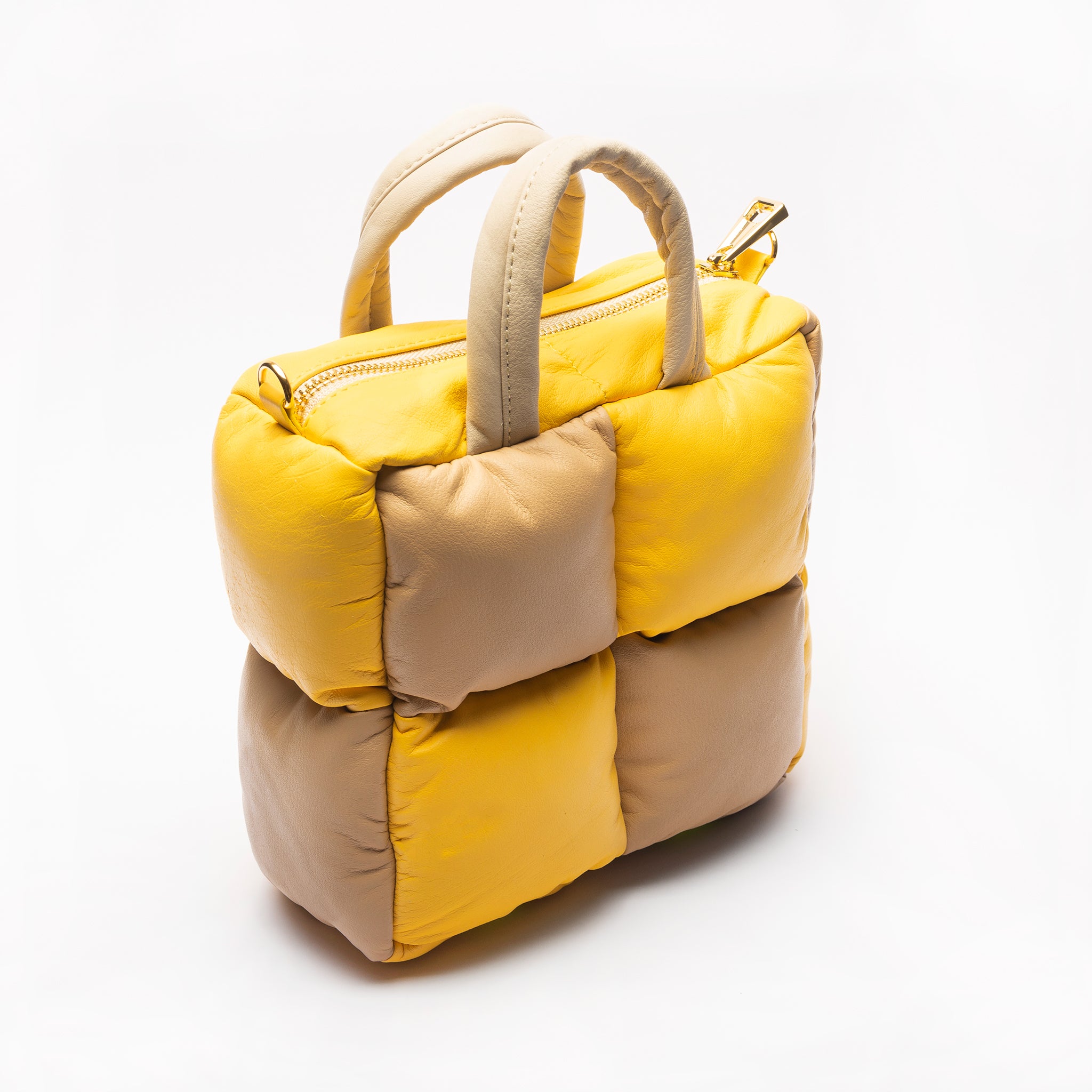 CANDELARIA bag - yellow x camel