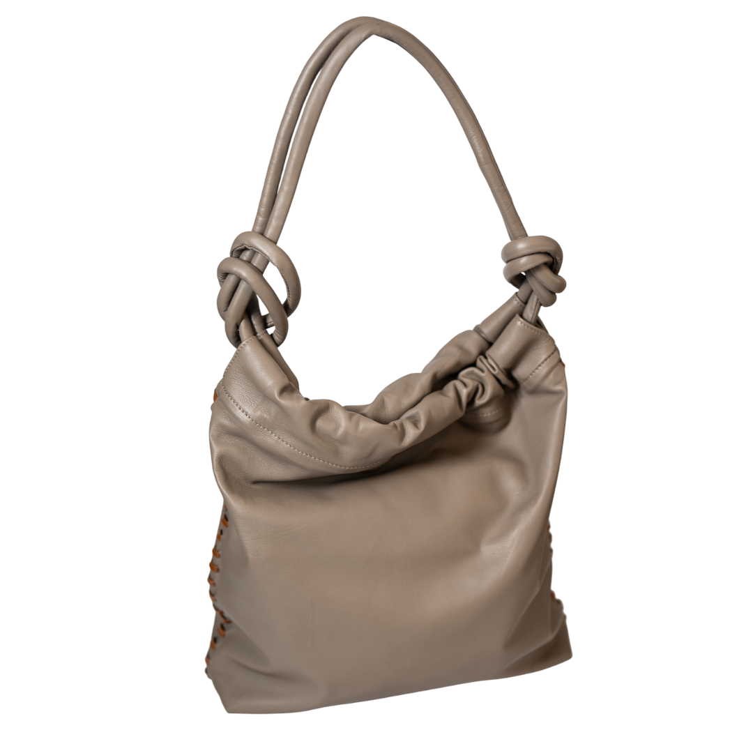 Chunkie Hobo Bag Taupe