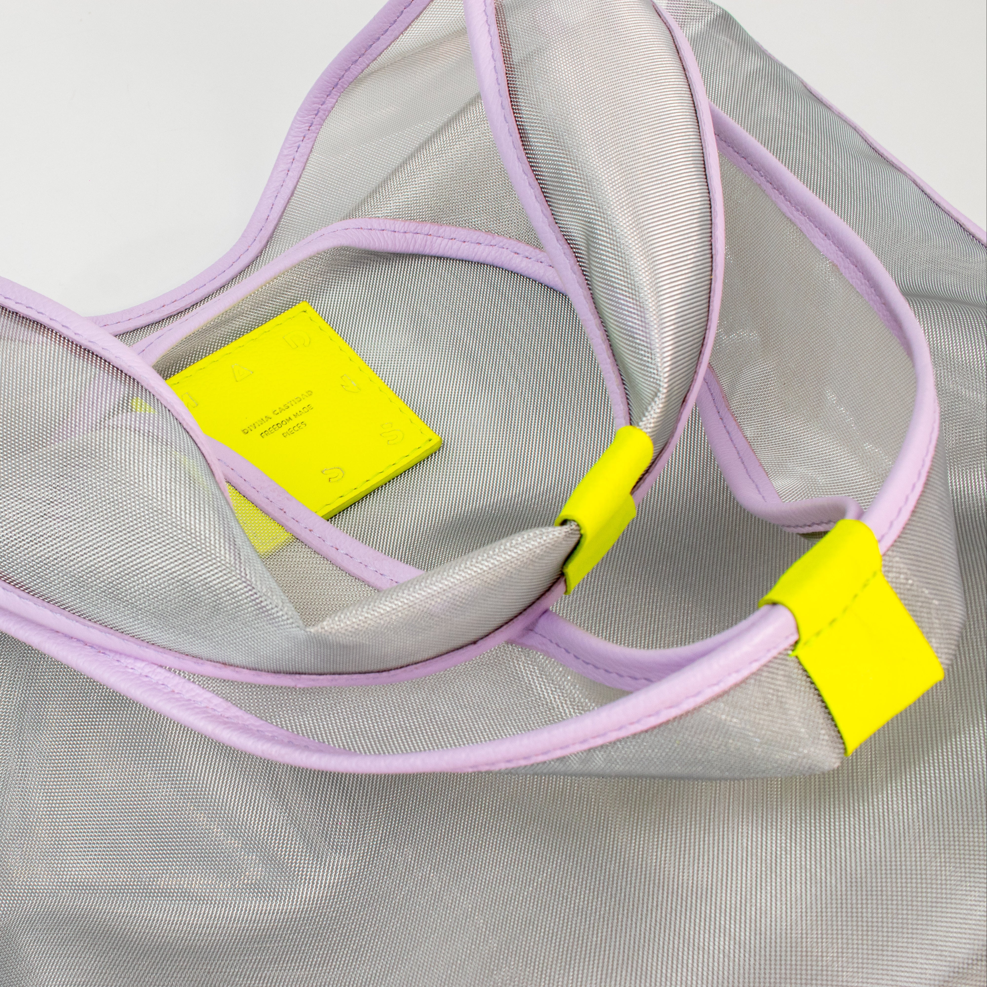 Tote Bag Mesh - Plata x Malva