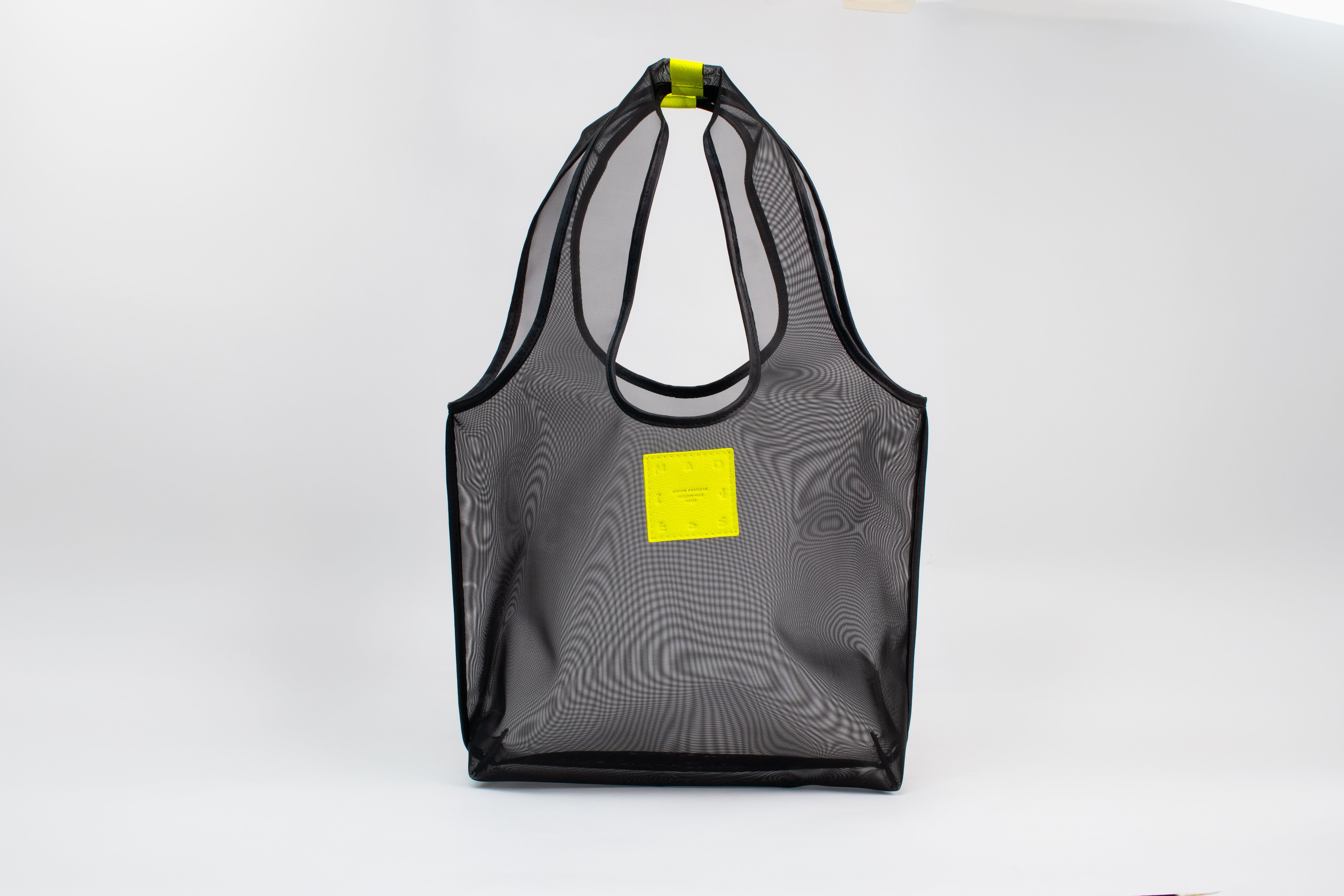 Tote Bag Mesh - Negro x negro