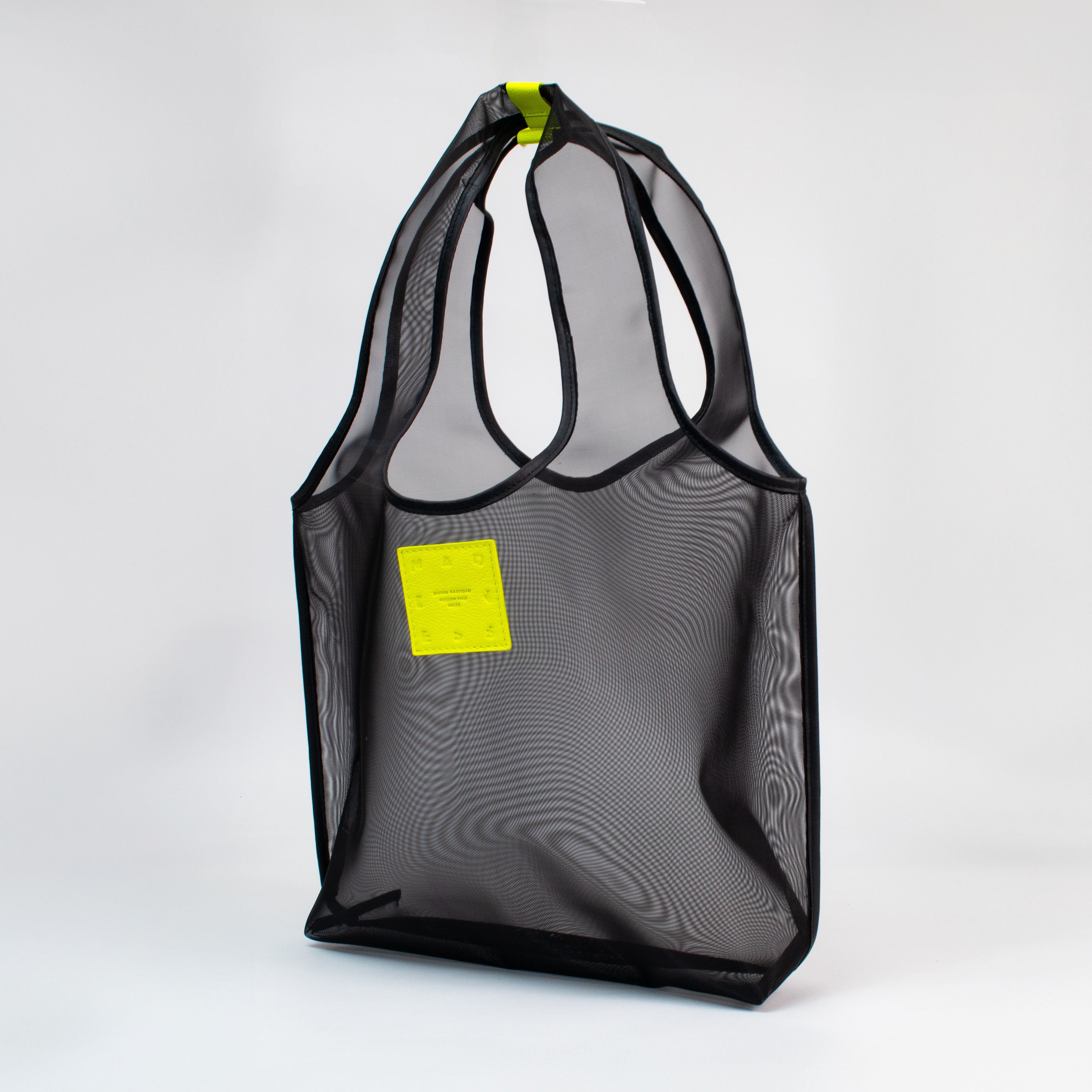 Tote Bag Mesh - Negro x negro