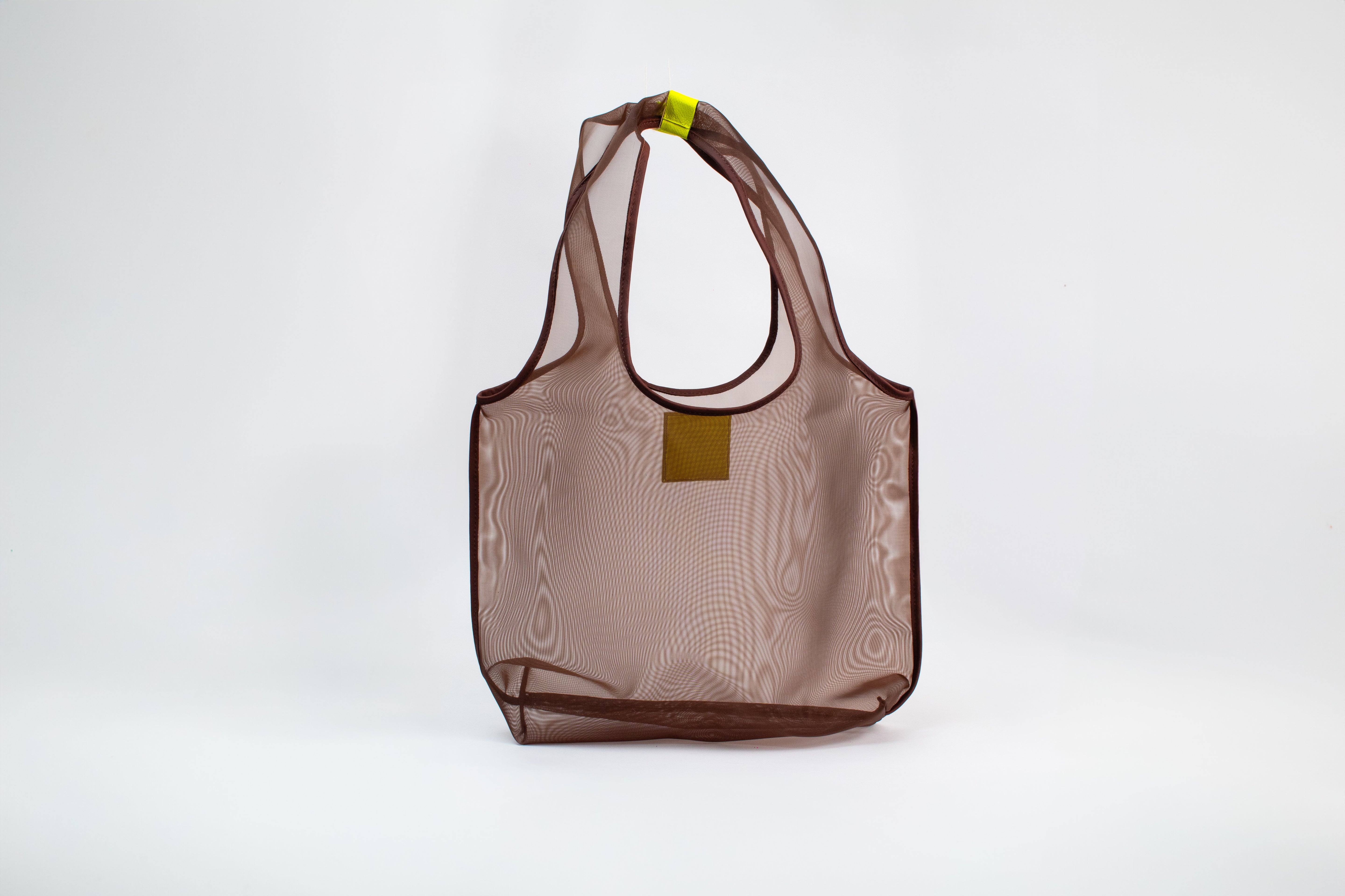 Tote Bag Mesh - Marrón x Chocolate