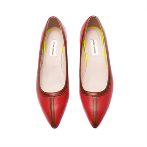 MIDI heels - ROJO x caramelo