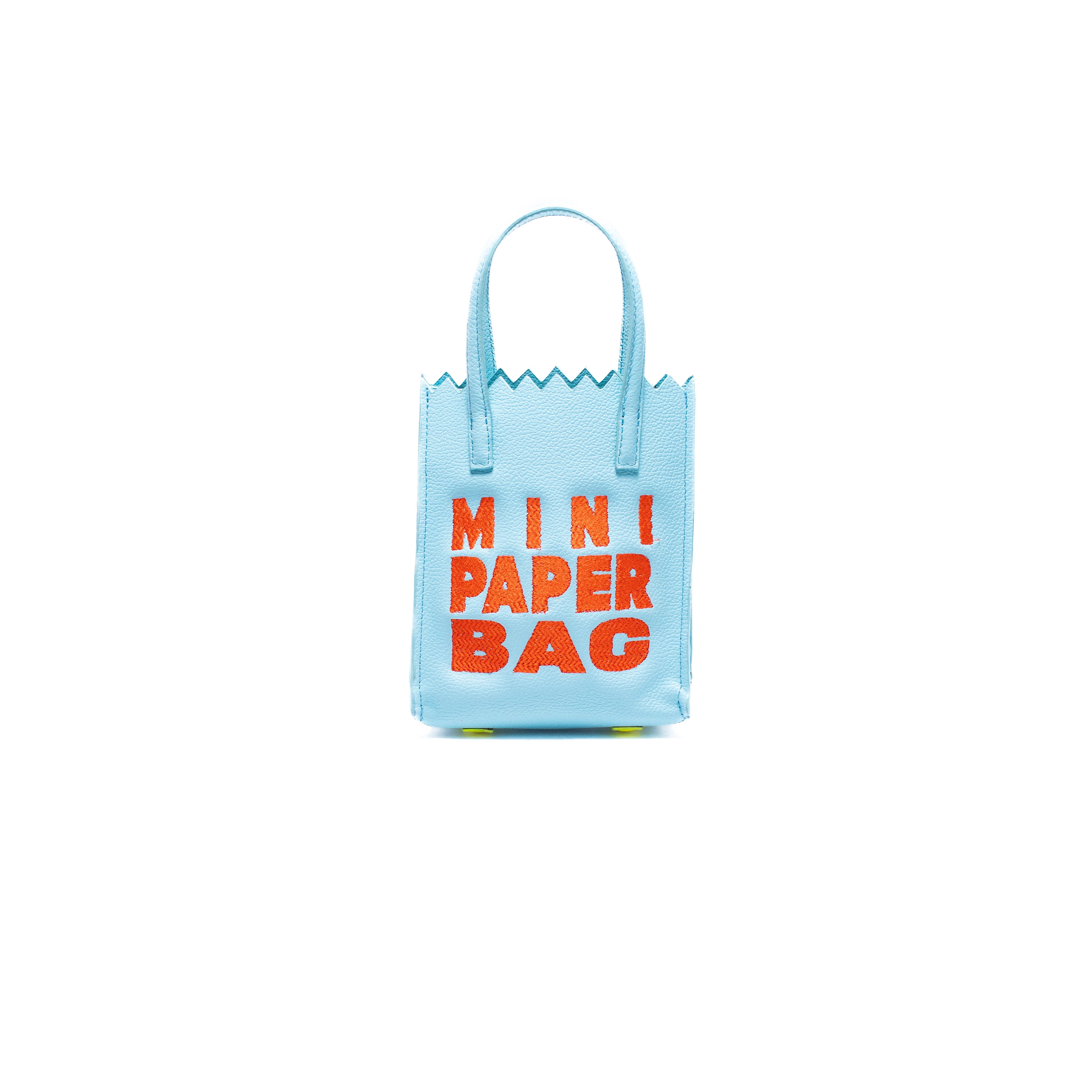 Mini Paper Bag - Cerulean Blue
