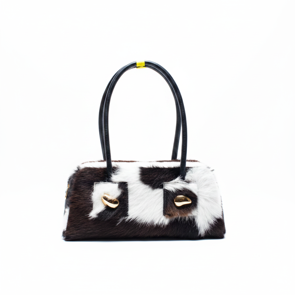 BAGUETTE BAG PELO - Cow Hair Negro