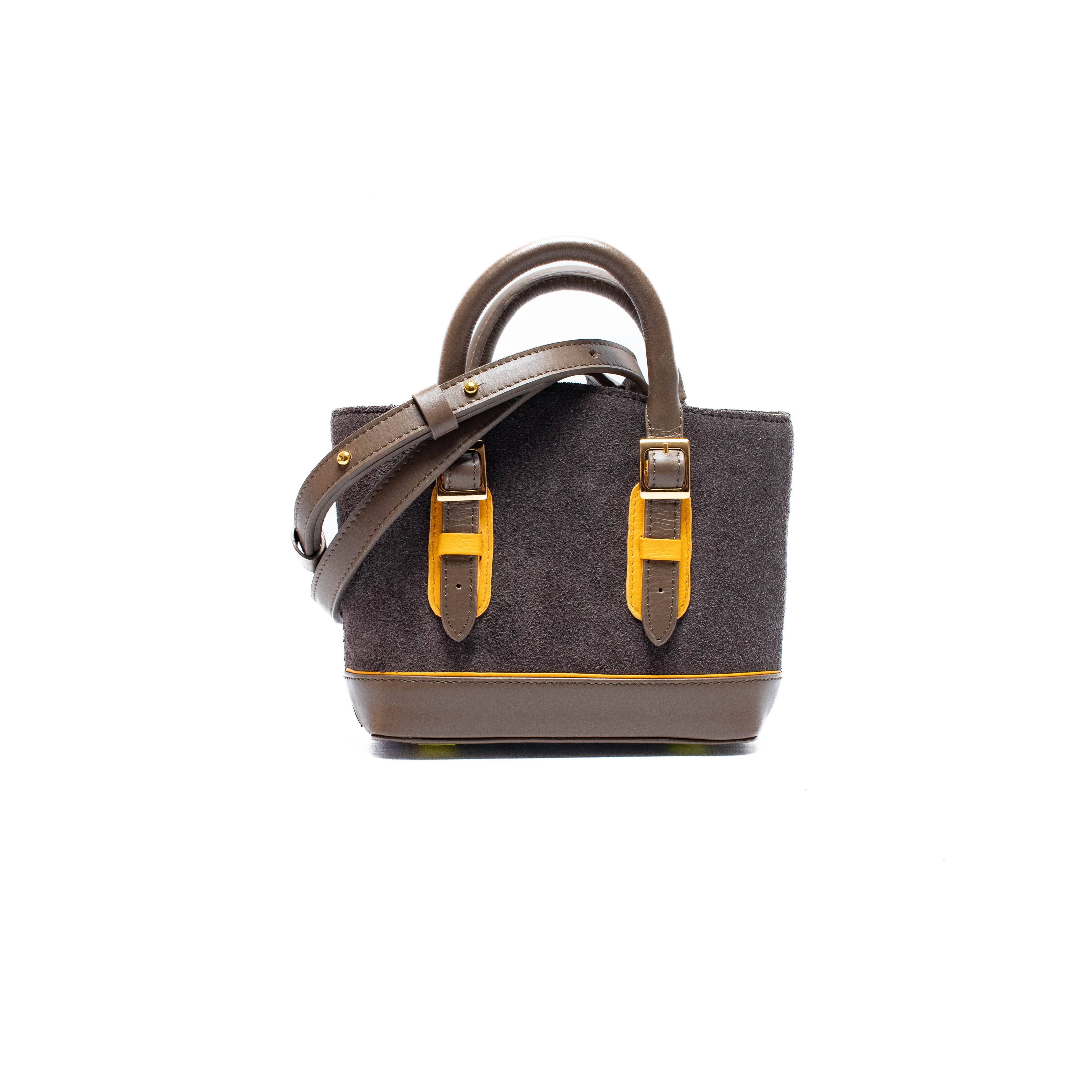 PICNIC BAG - Taupe x Mango Maduro