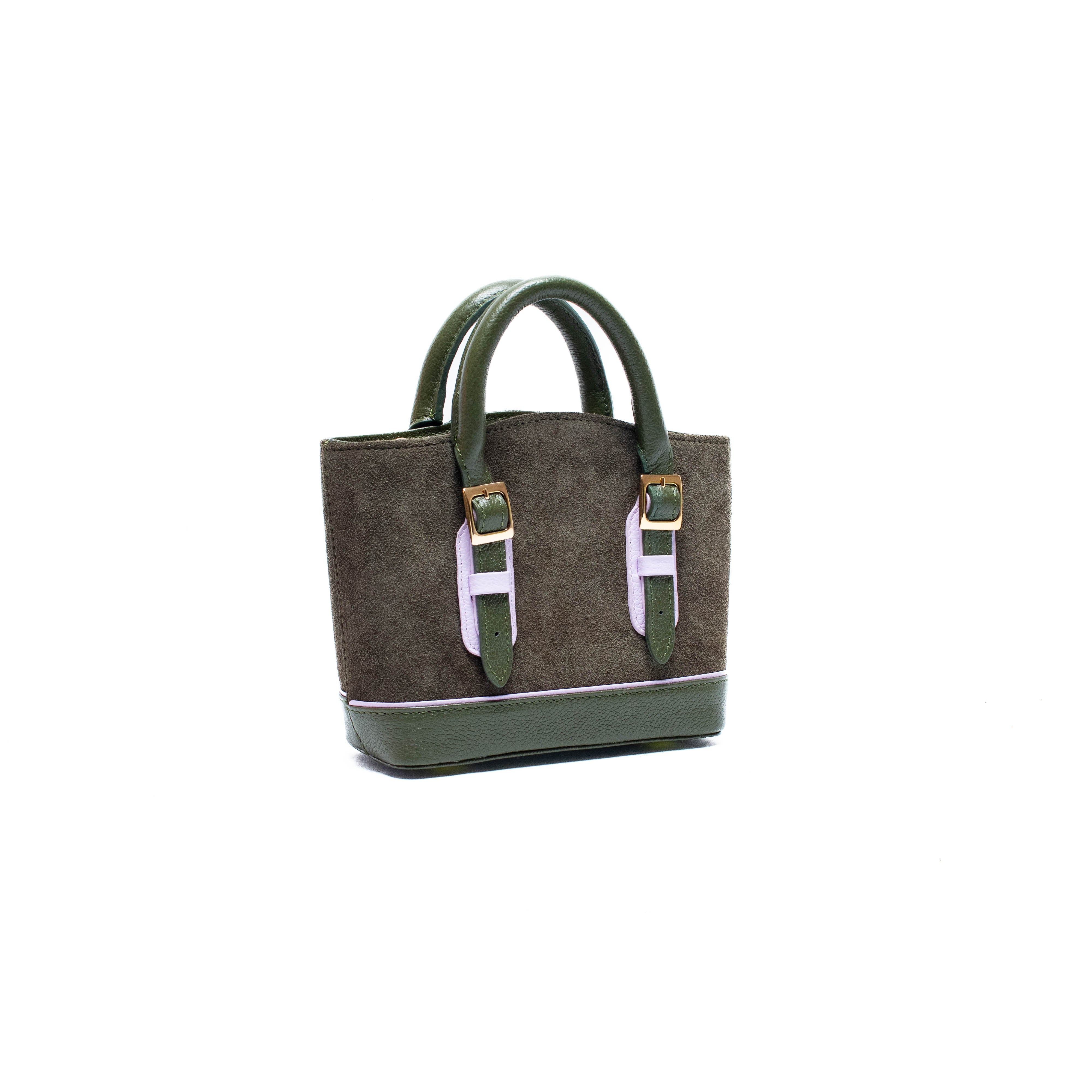 PICNIC BAG - Verde Botella x Malva