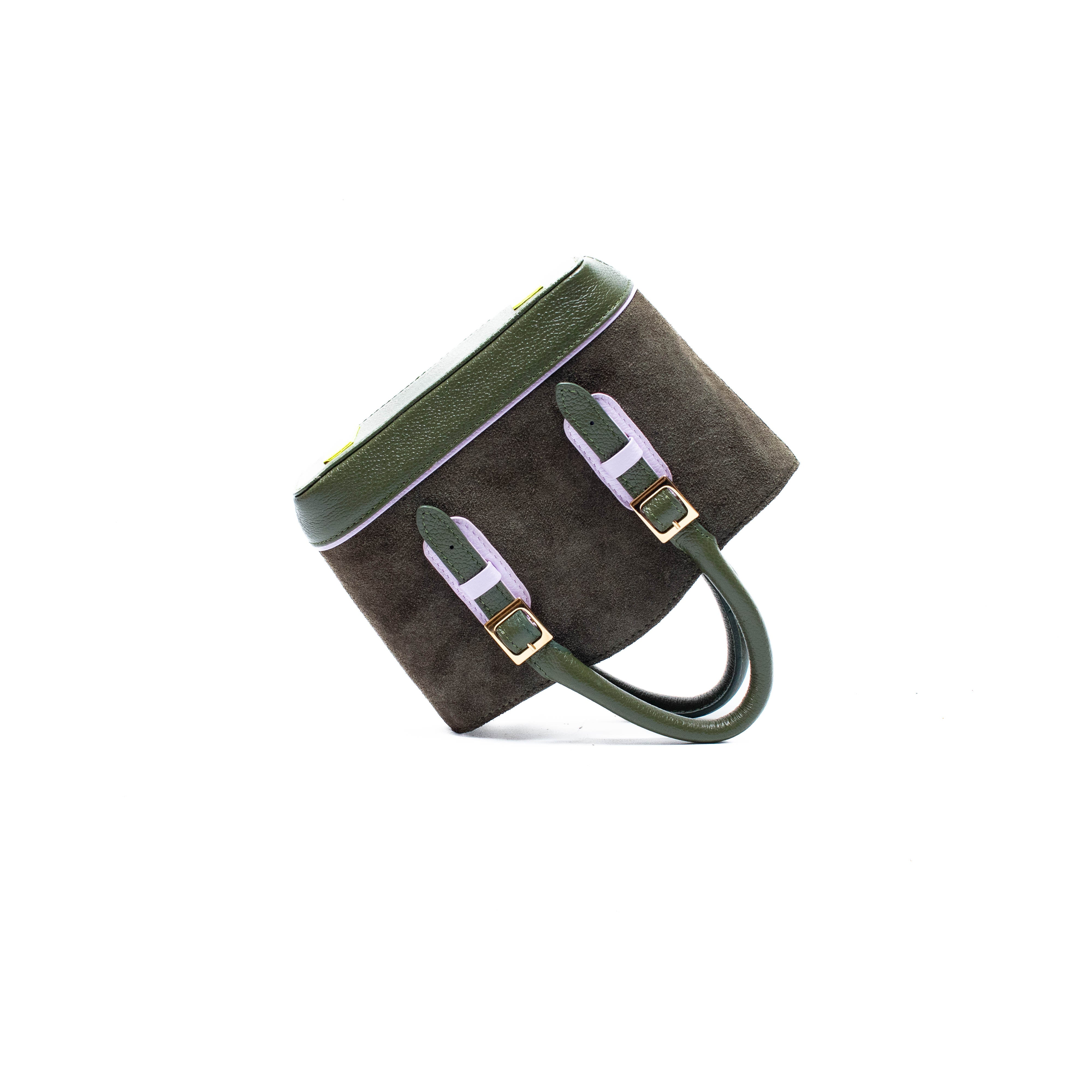 PICNIC BAG - Verde Botella x Malva