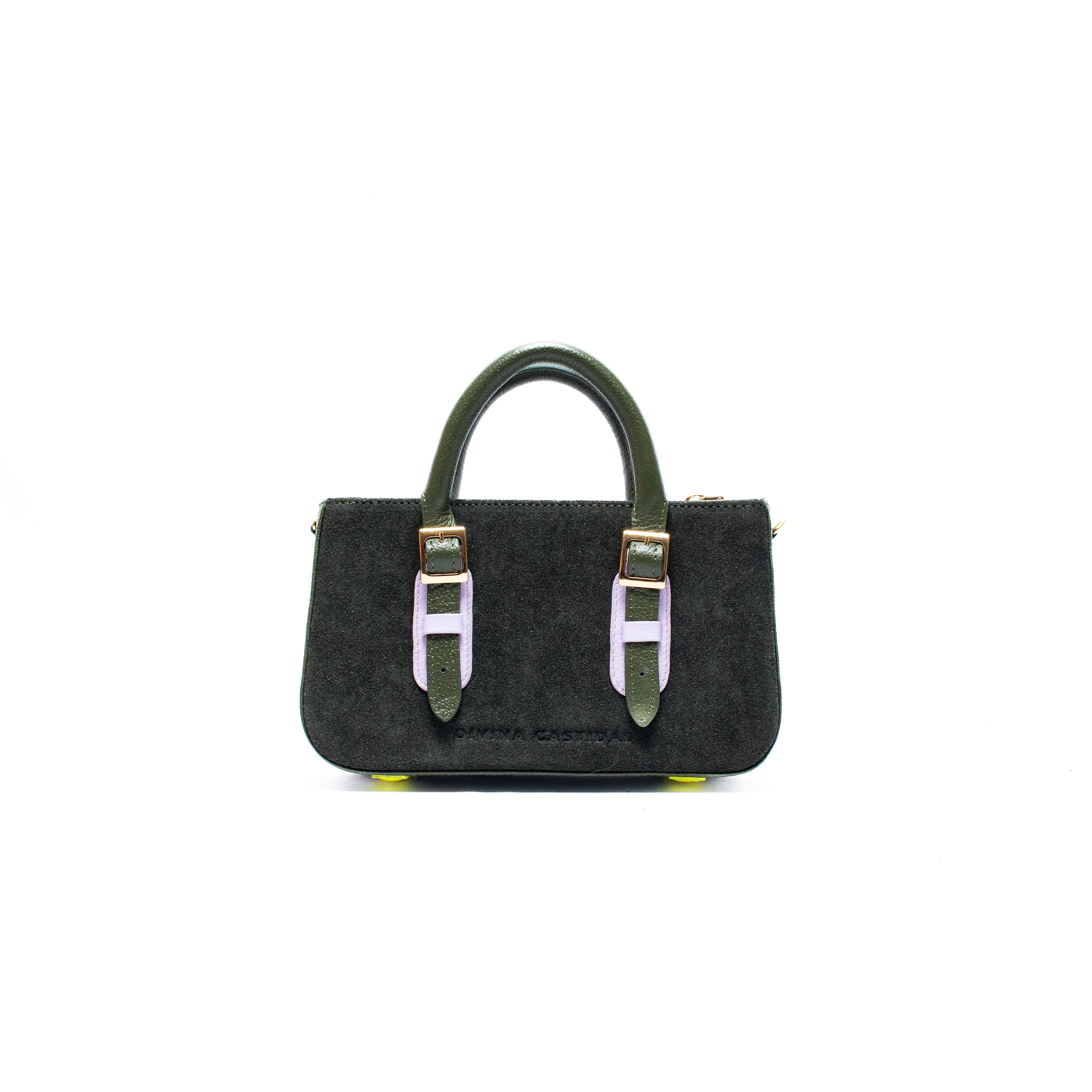 LOVELY BAG MICRO - Verde Botella x Malva