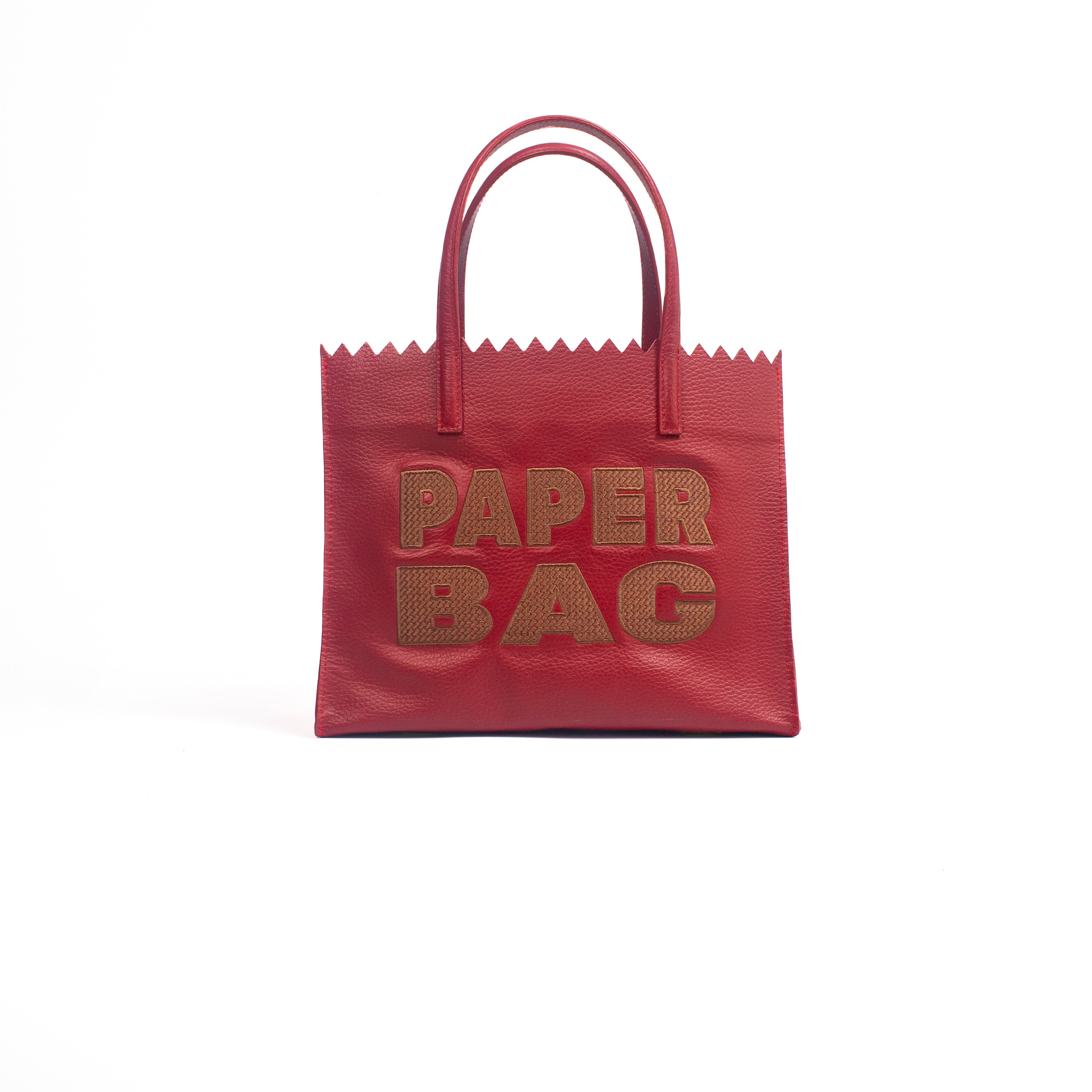 Paper Bag SHORT -  Burdeos x Chocolate