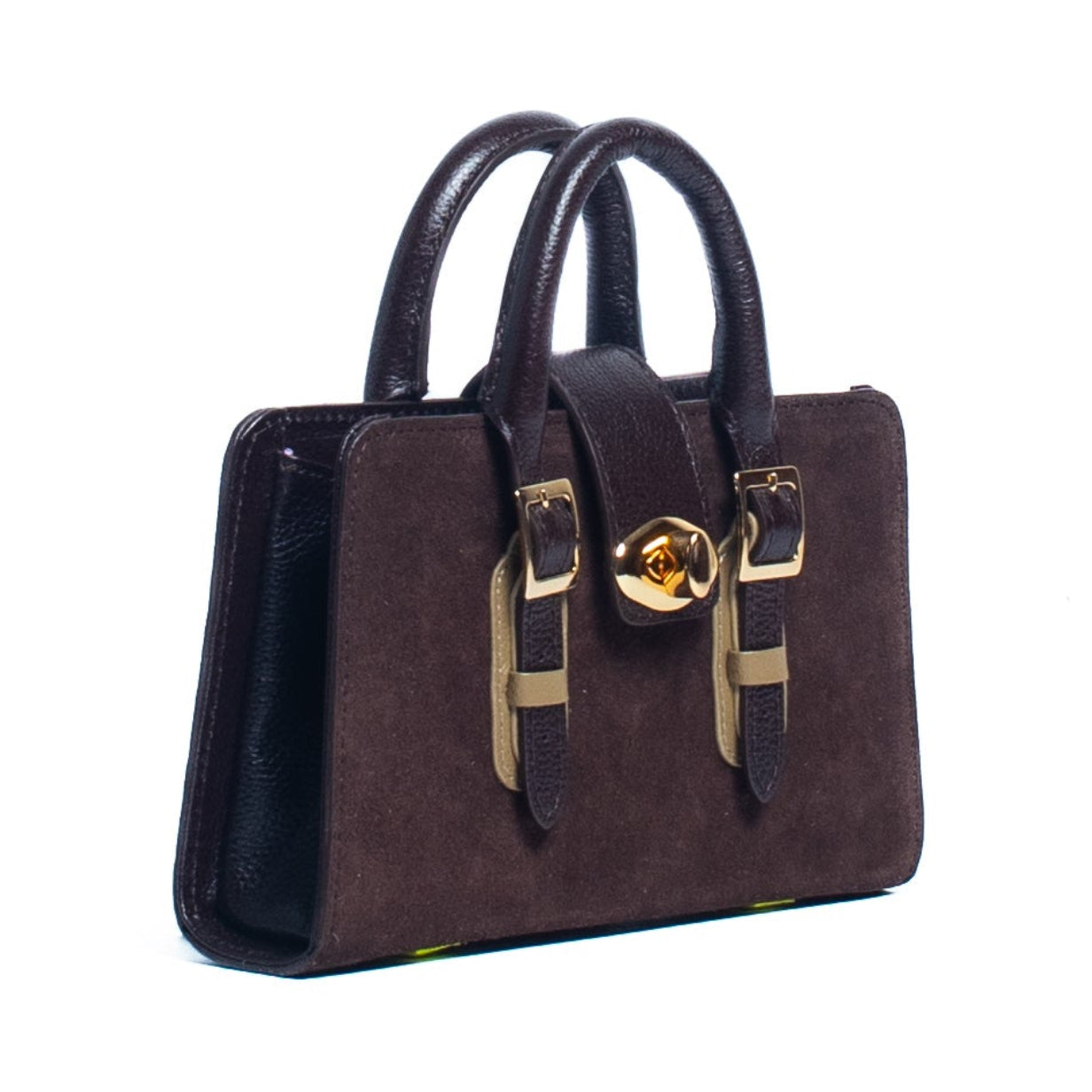 ABBEY  bag MICRO - chocolate - musgo.