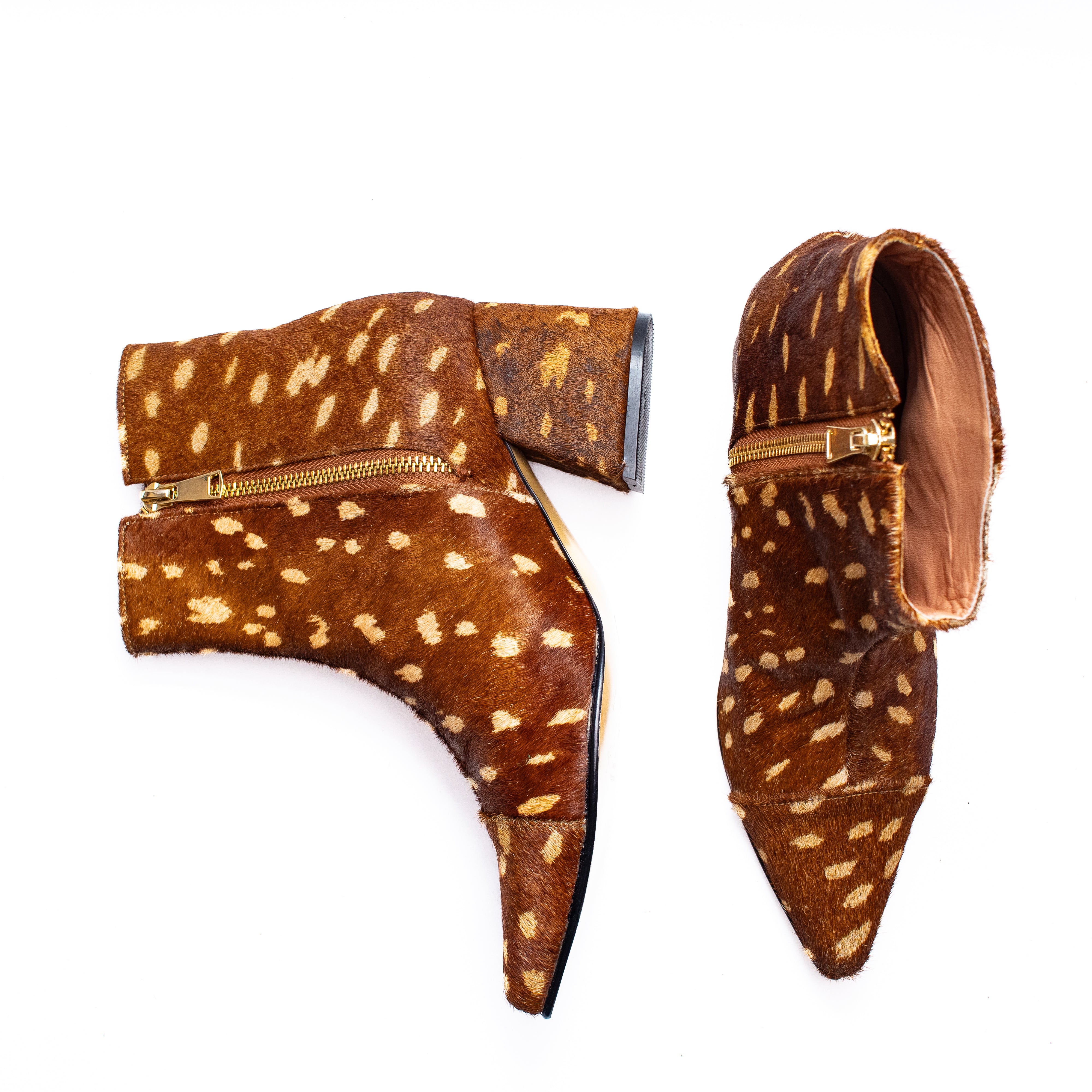 BAMBI BOOTS - Bambi Print Leather