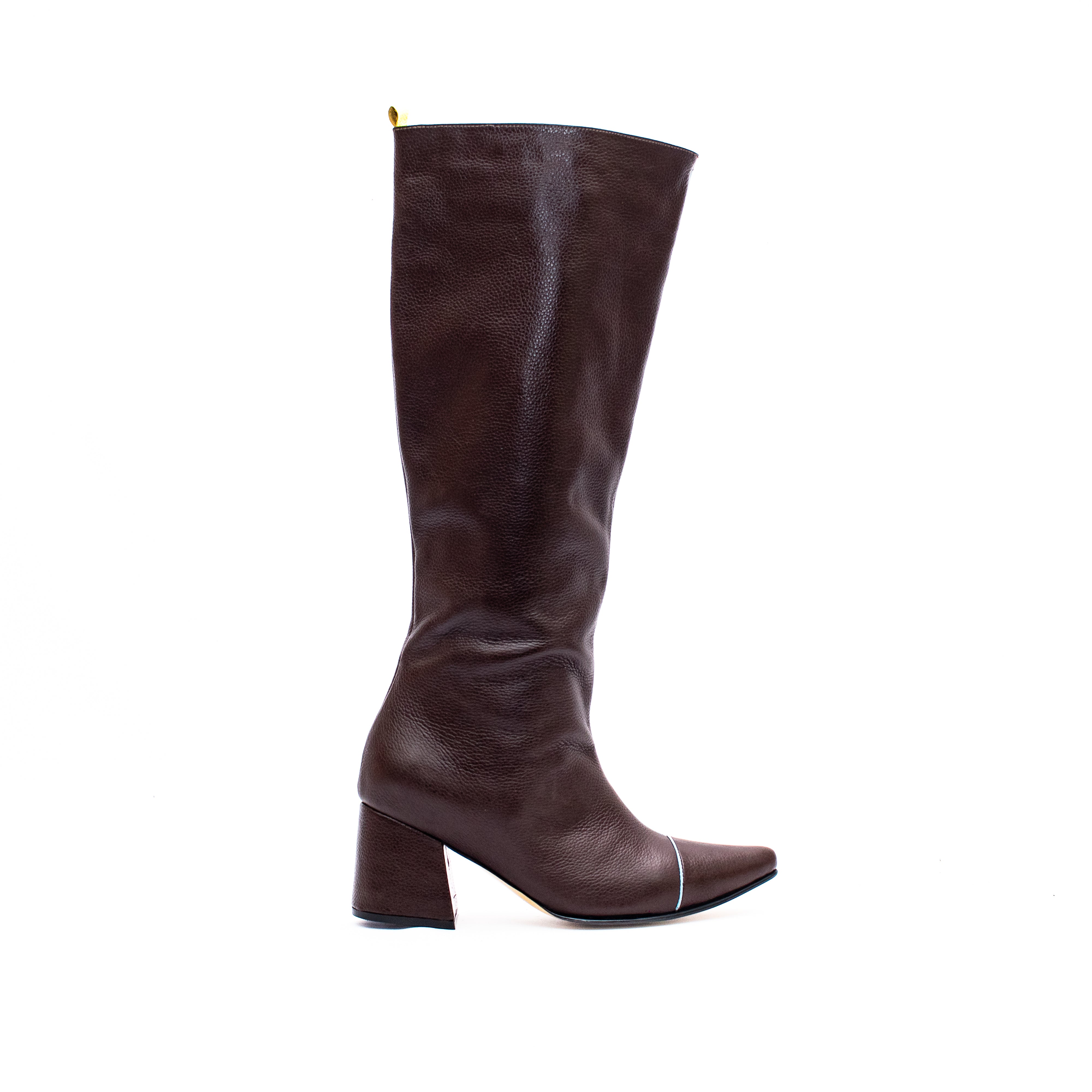 KNEE HIGH BOOTS - Chocolate x Celeste Fresco