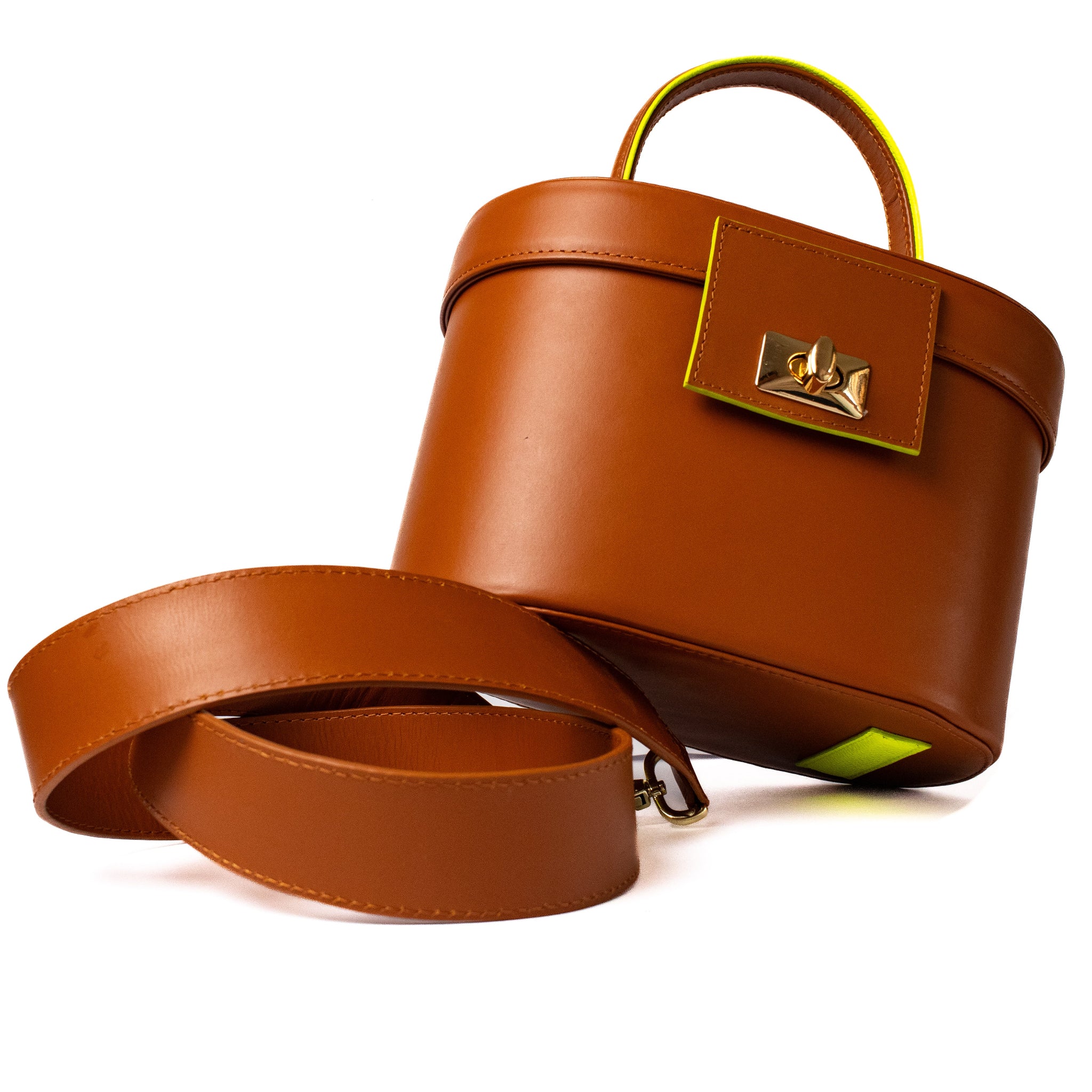 SECRETAIRE bag MIEL x LIMON neón